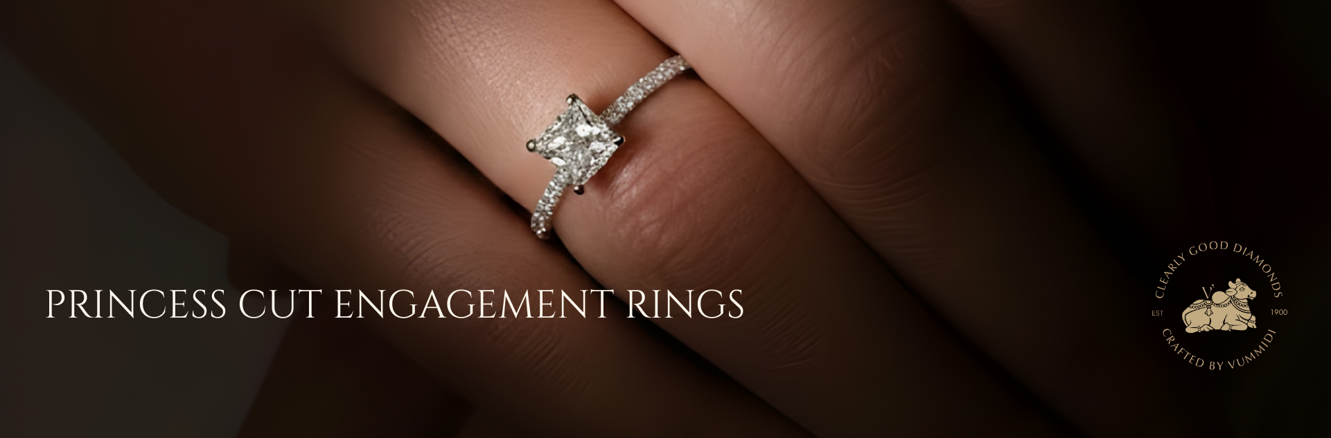 Princess Cut Diamond Rings in India | Solitaire Styles