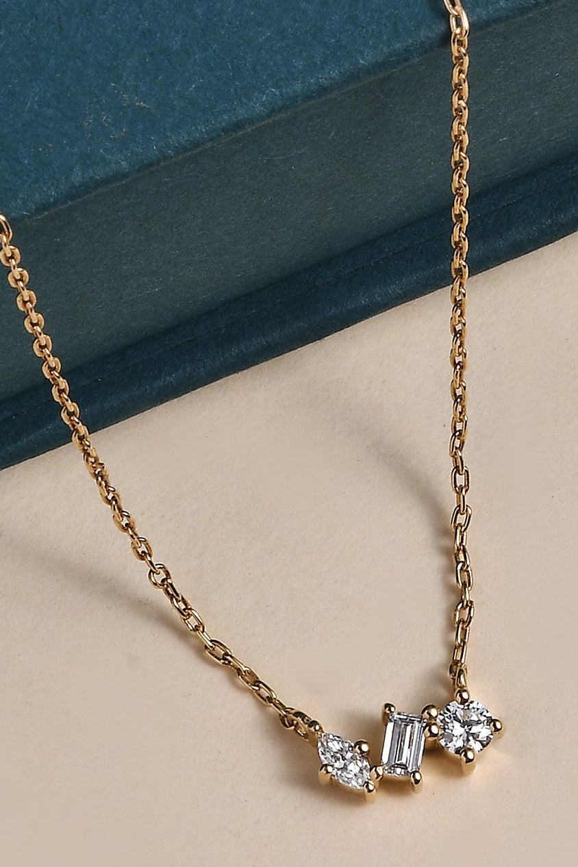 Valencia Three Stone Pendant