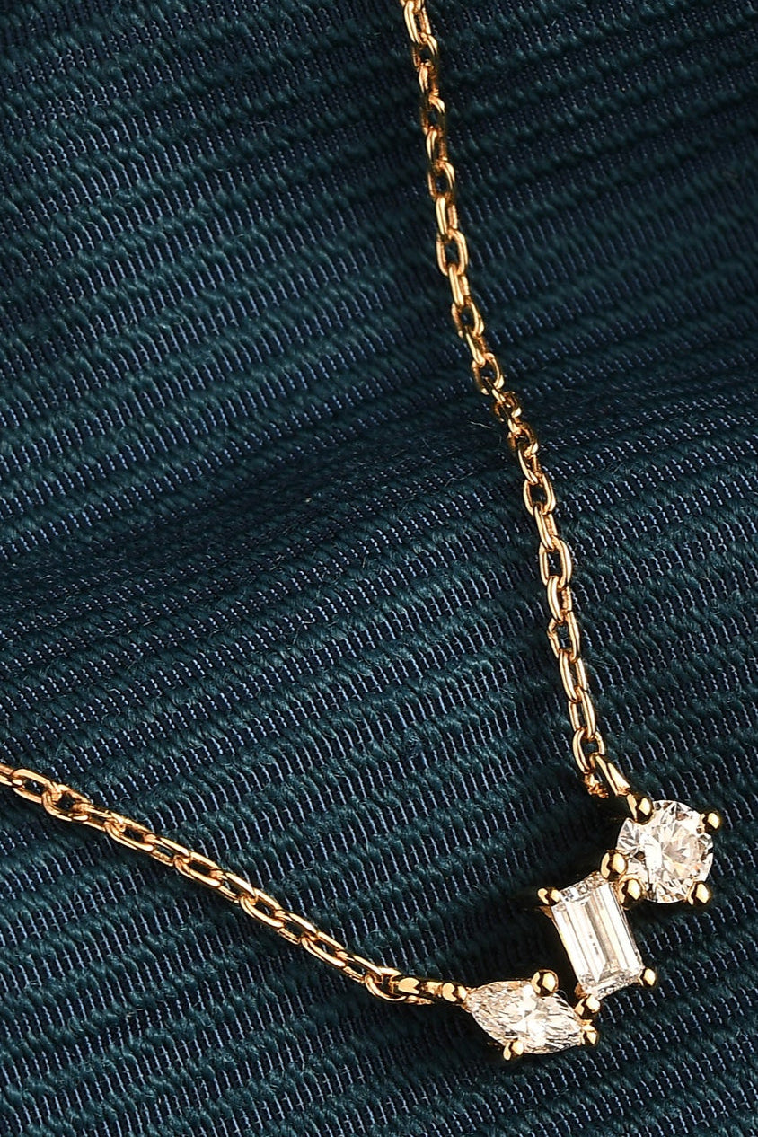 Valencia Three Stone Pendant