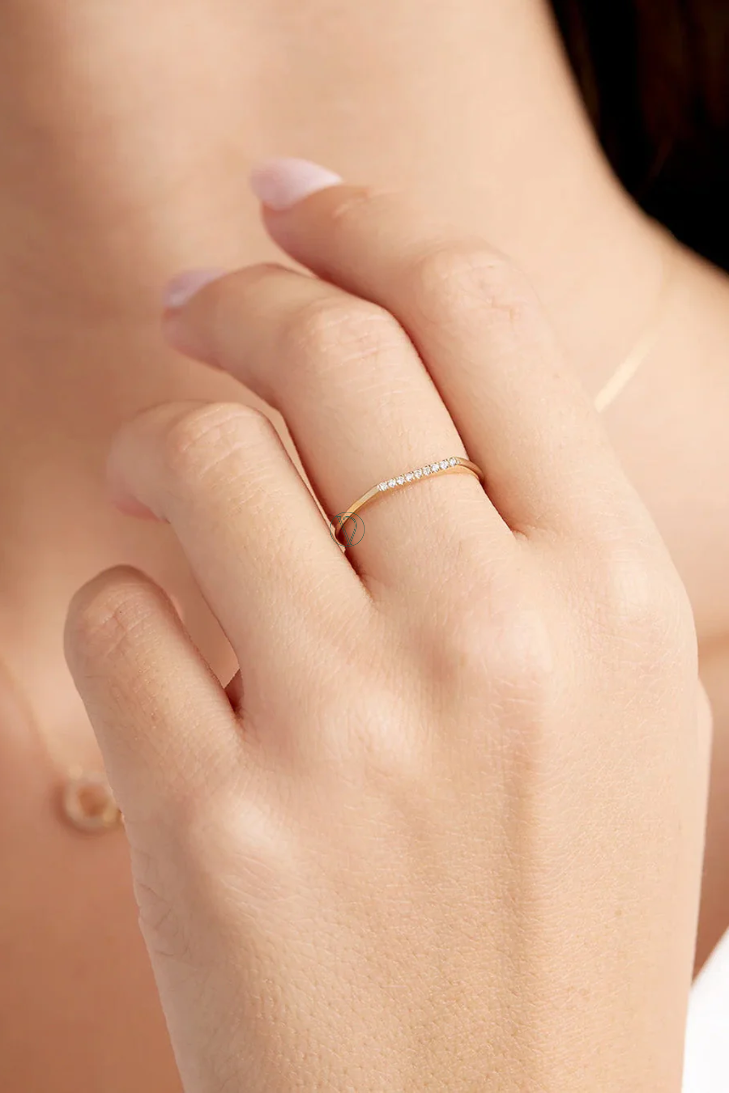 Bar-Style Diamond Ring