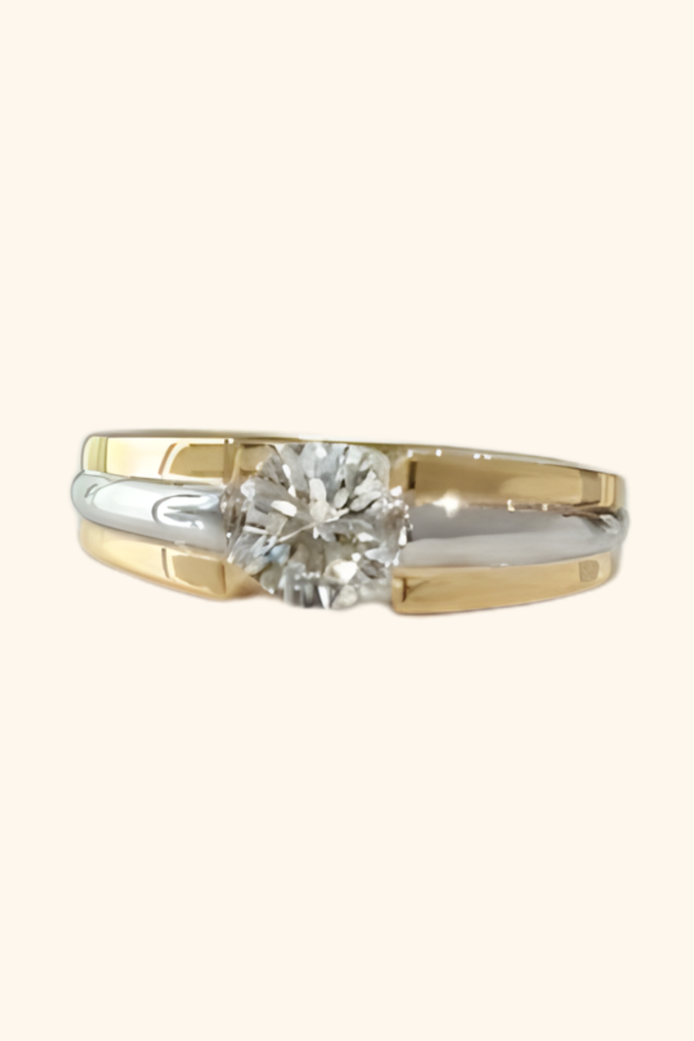 Imperial Round Solitaire Men's Ring