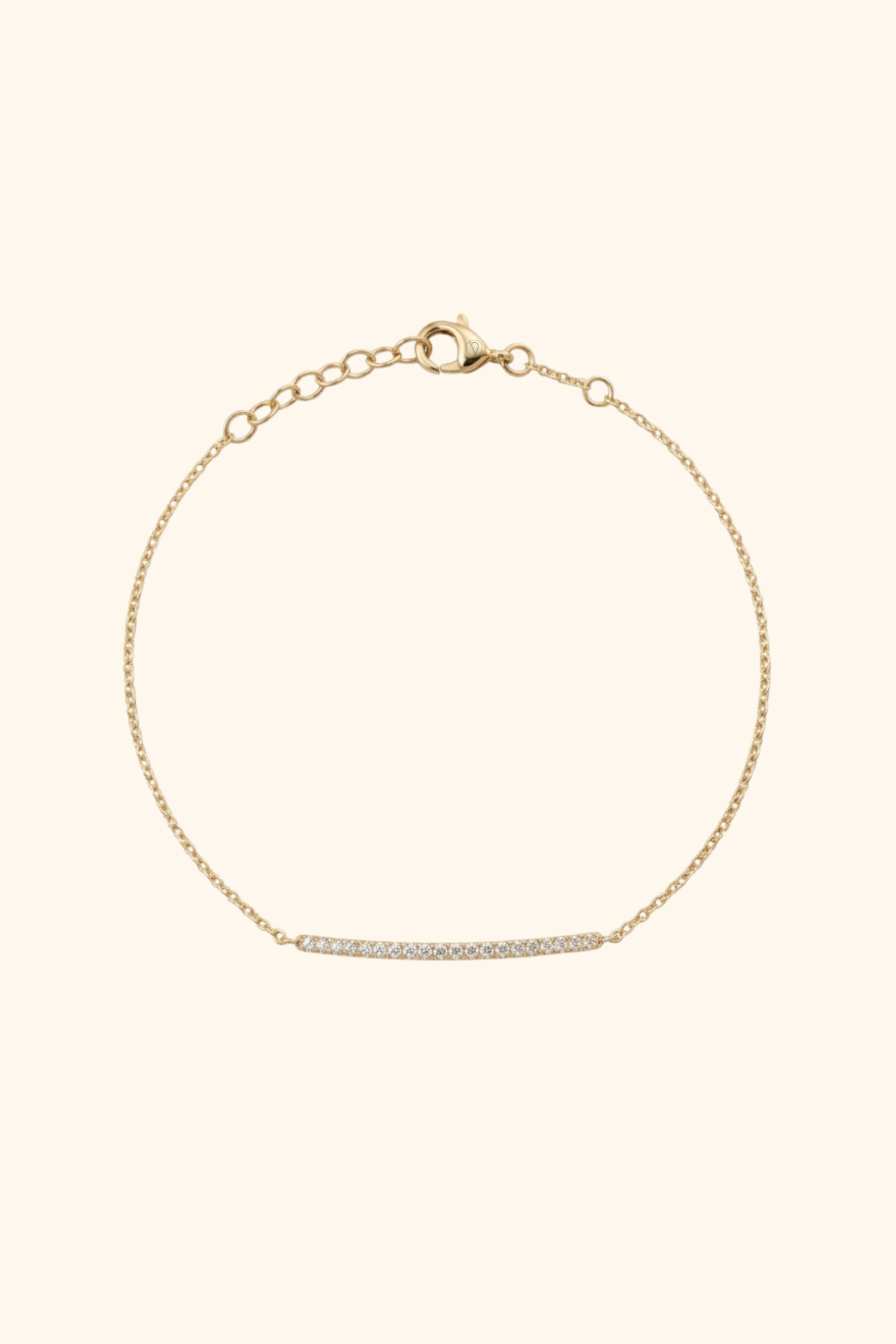 Pavé Diamond Bar Bracelet