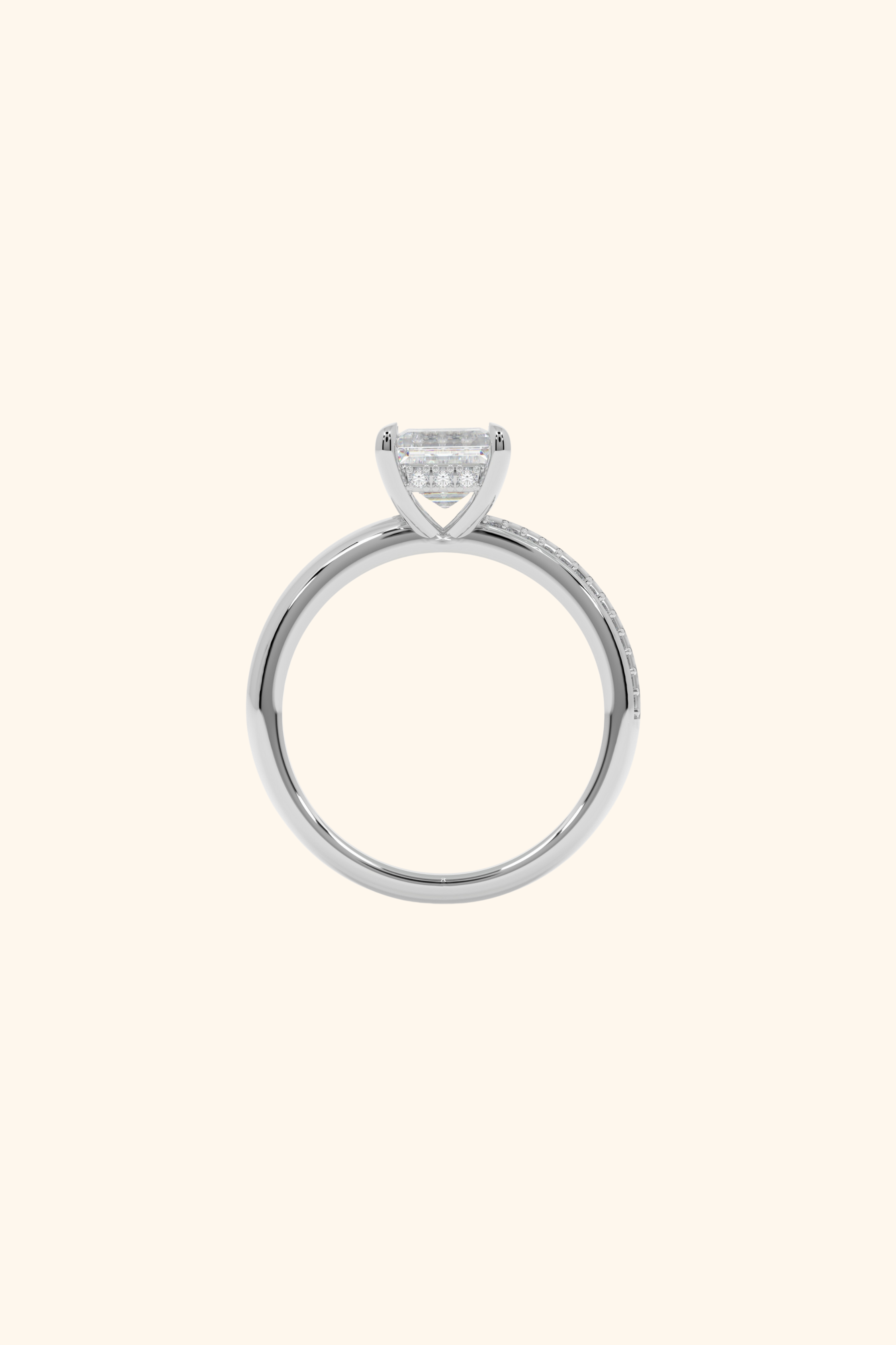 Joanna Princess Cut Solitaire Ring