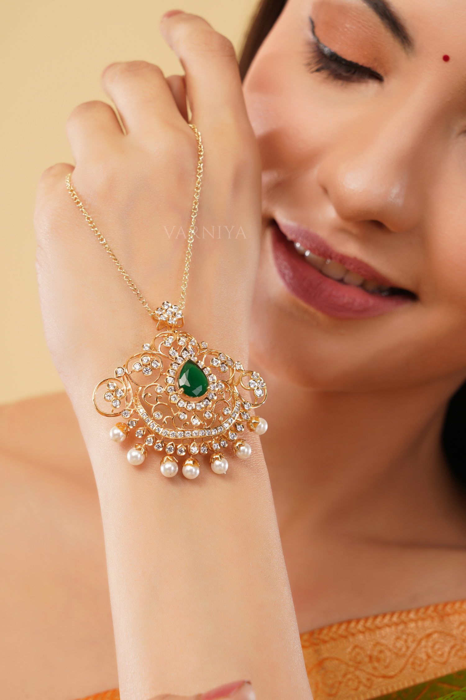 Traditional Double Halo Pendant