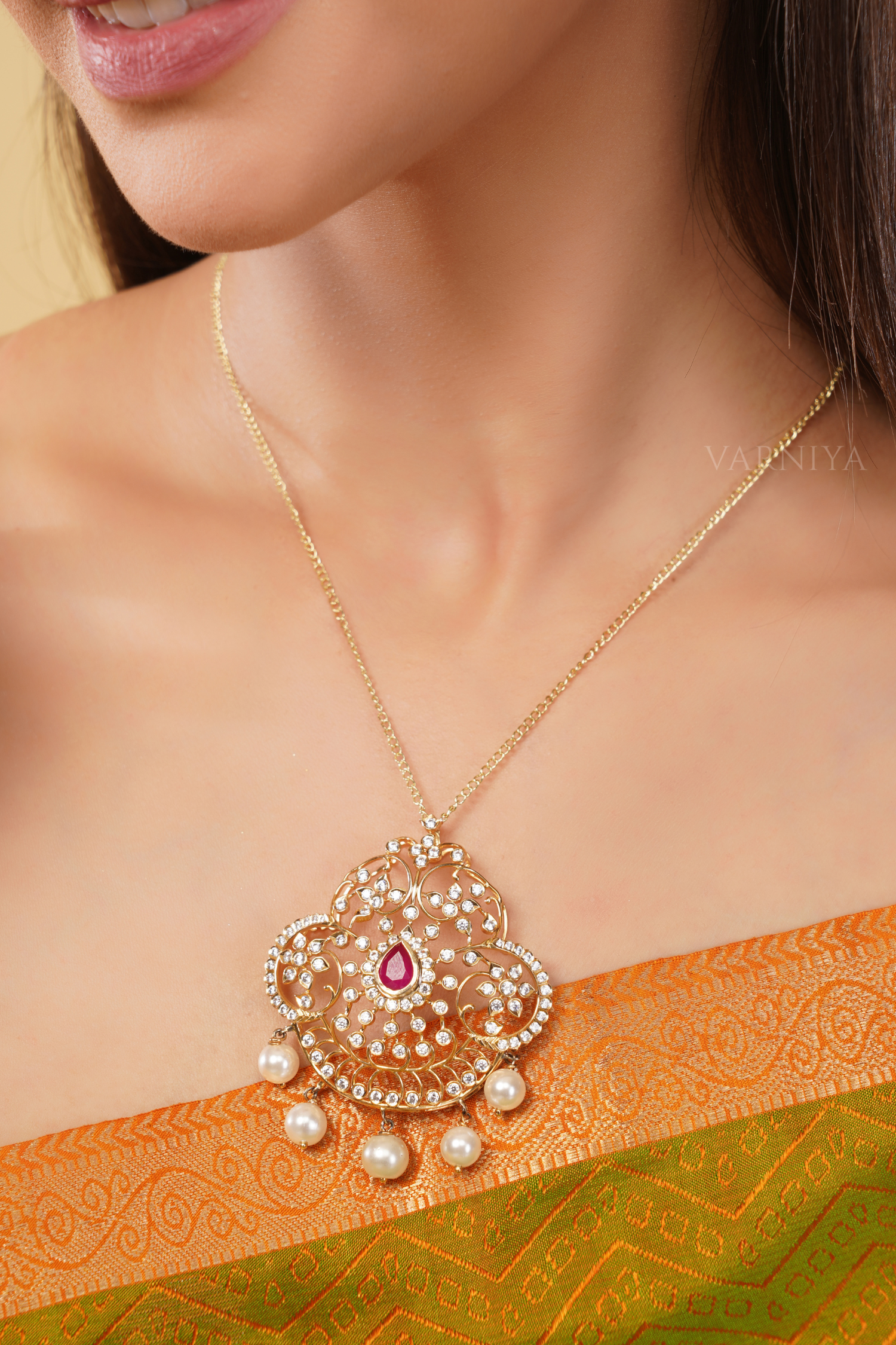 Traditional Radiant Sunburst Pendant