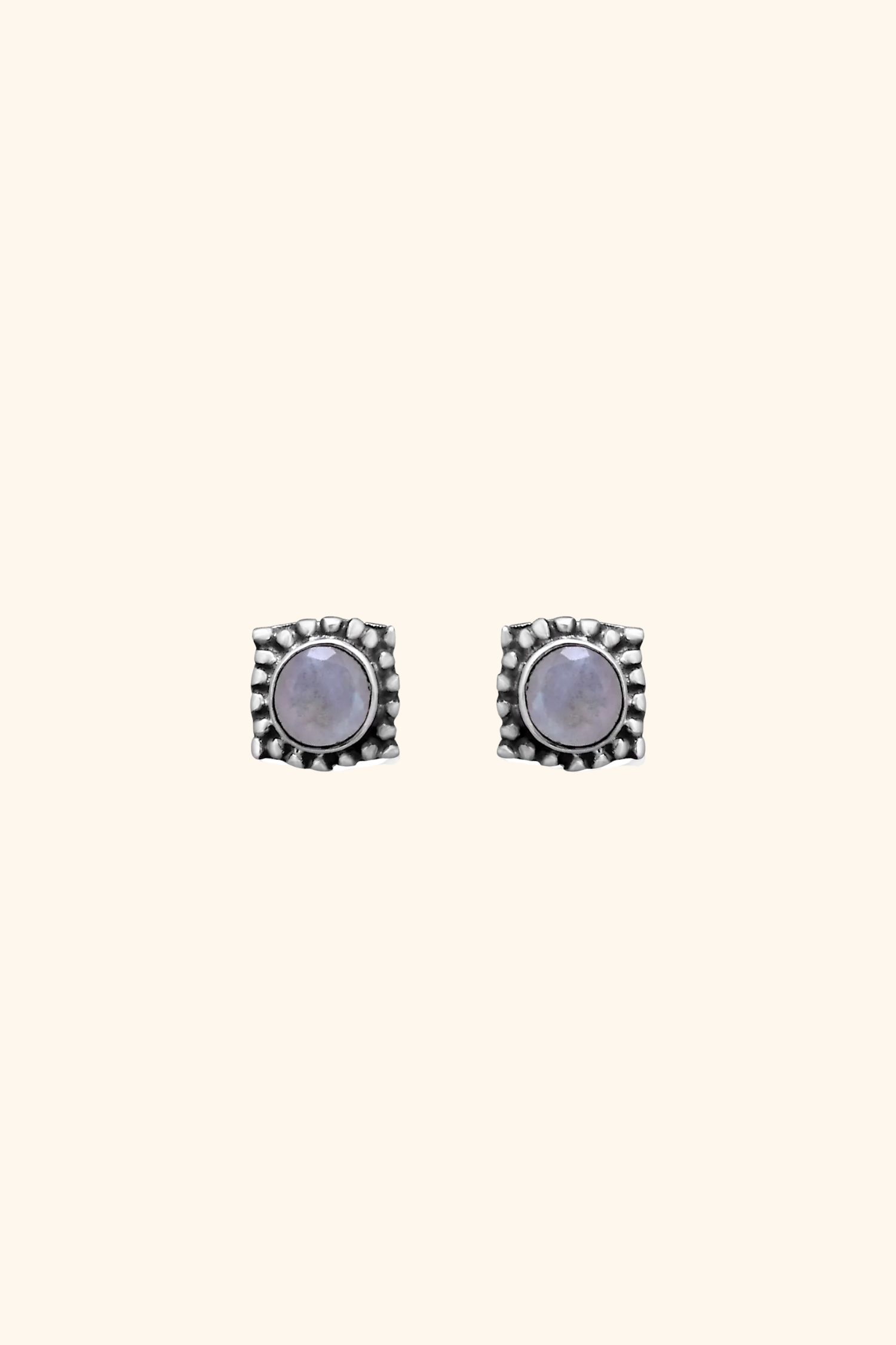 Moonstone Studs