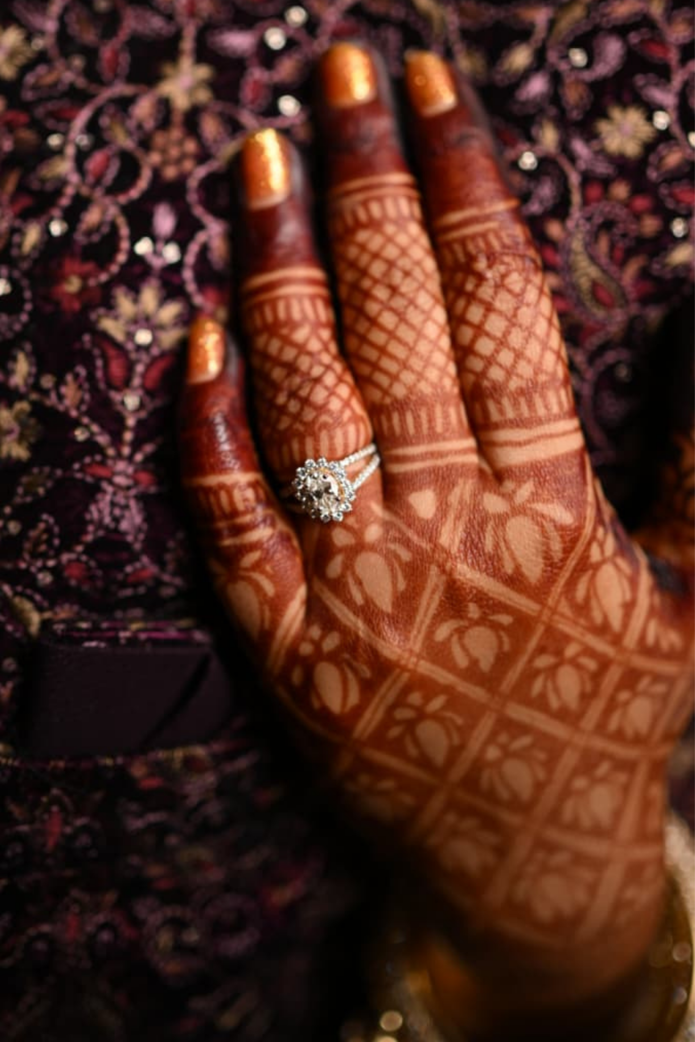 Veronique Oval Solitaire Halo Pavé Ring