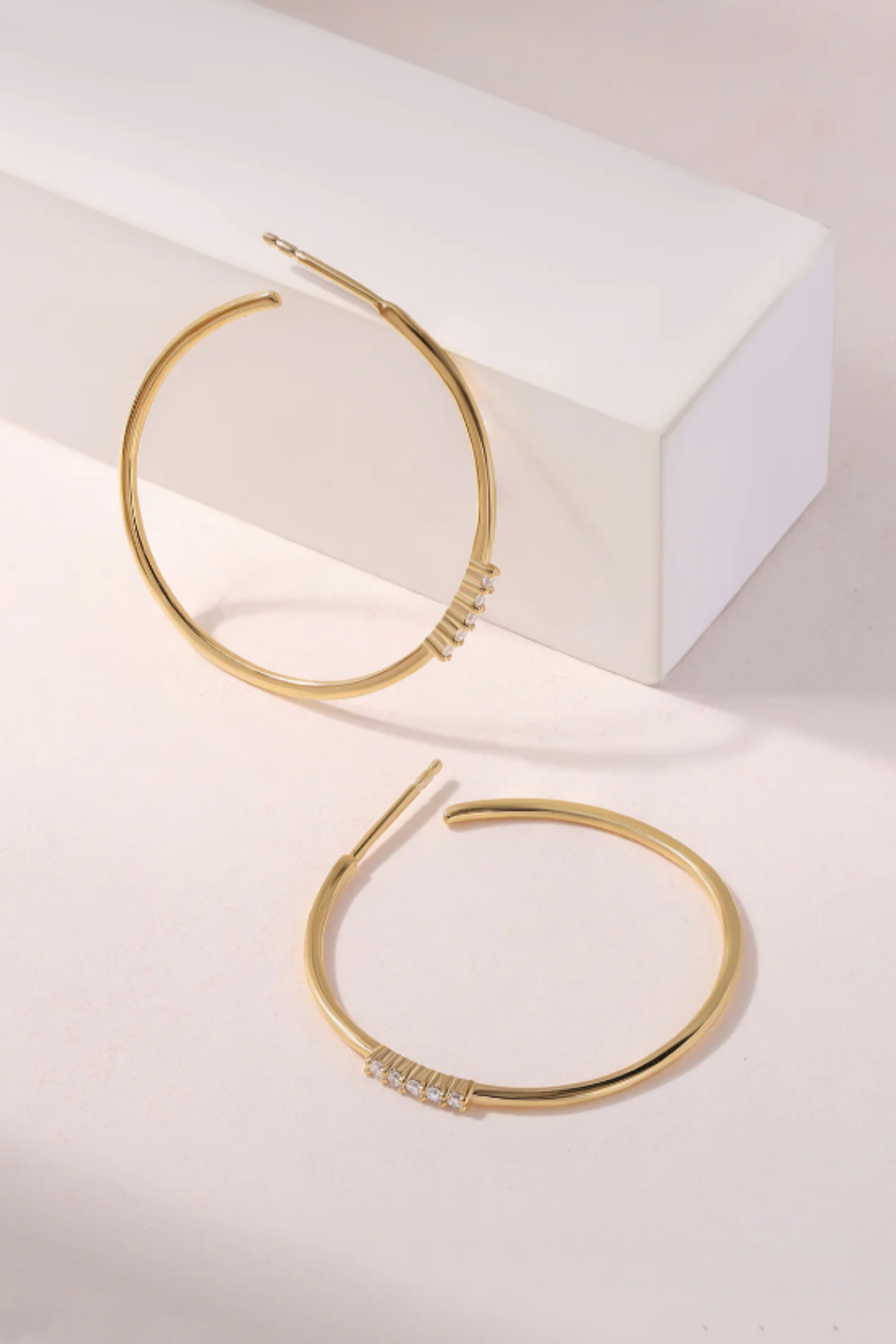 Golden Thread Hoops