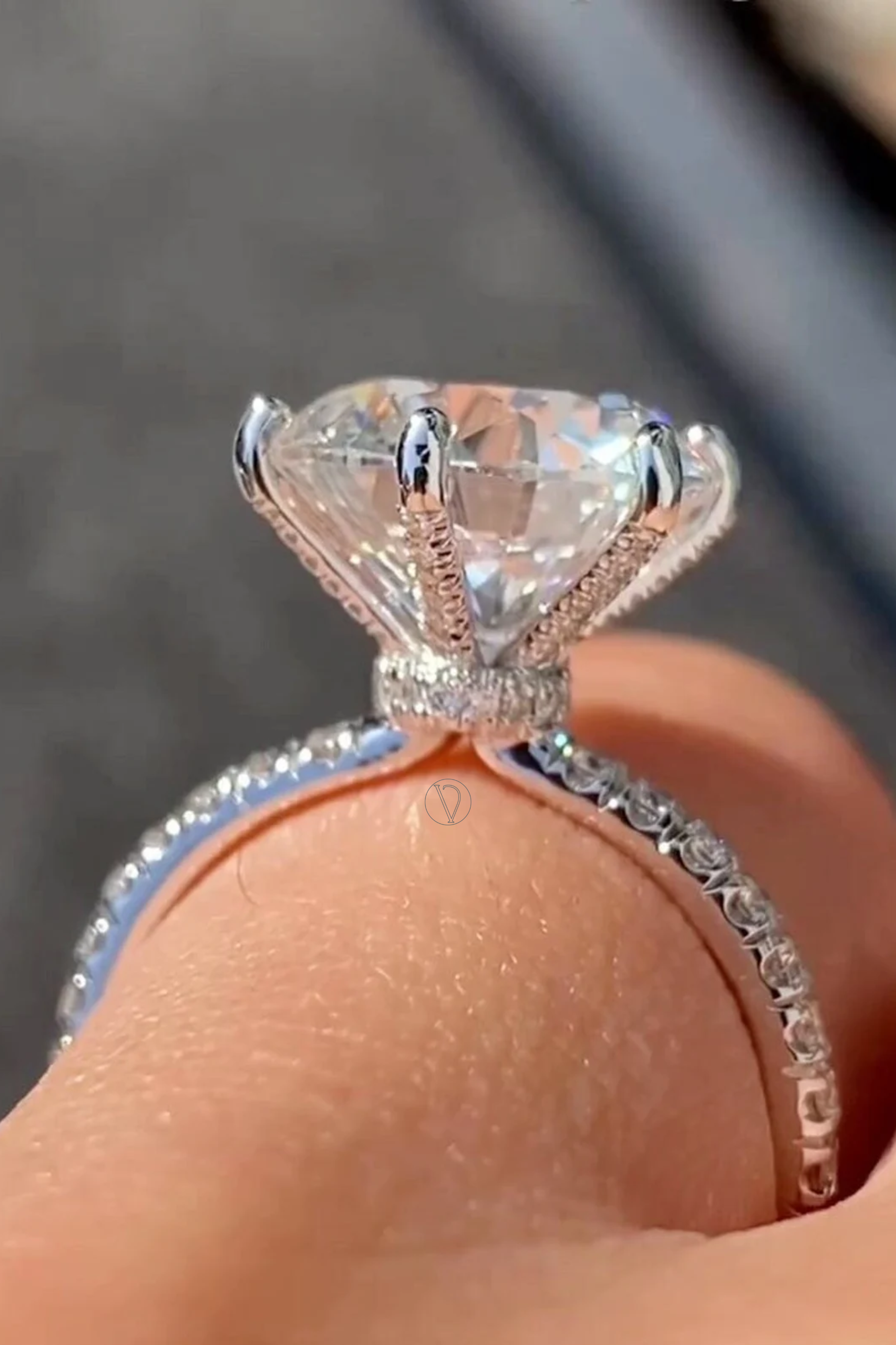 Noelle Round Solitaire Ring