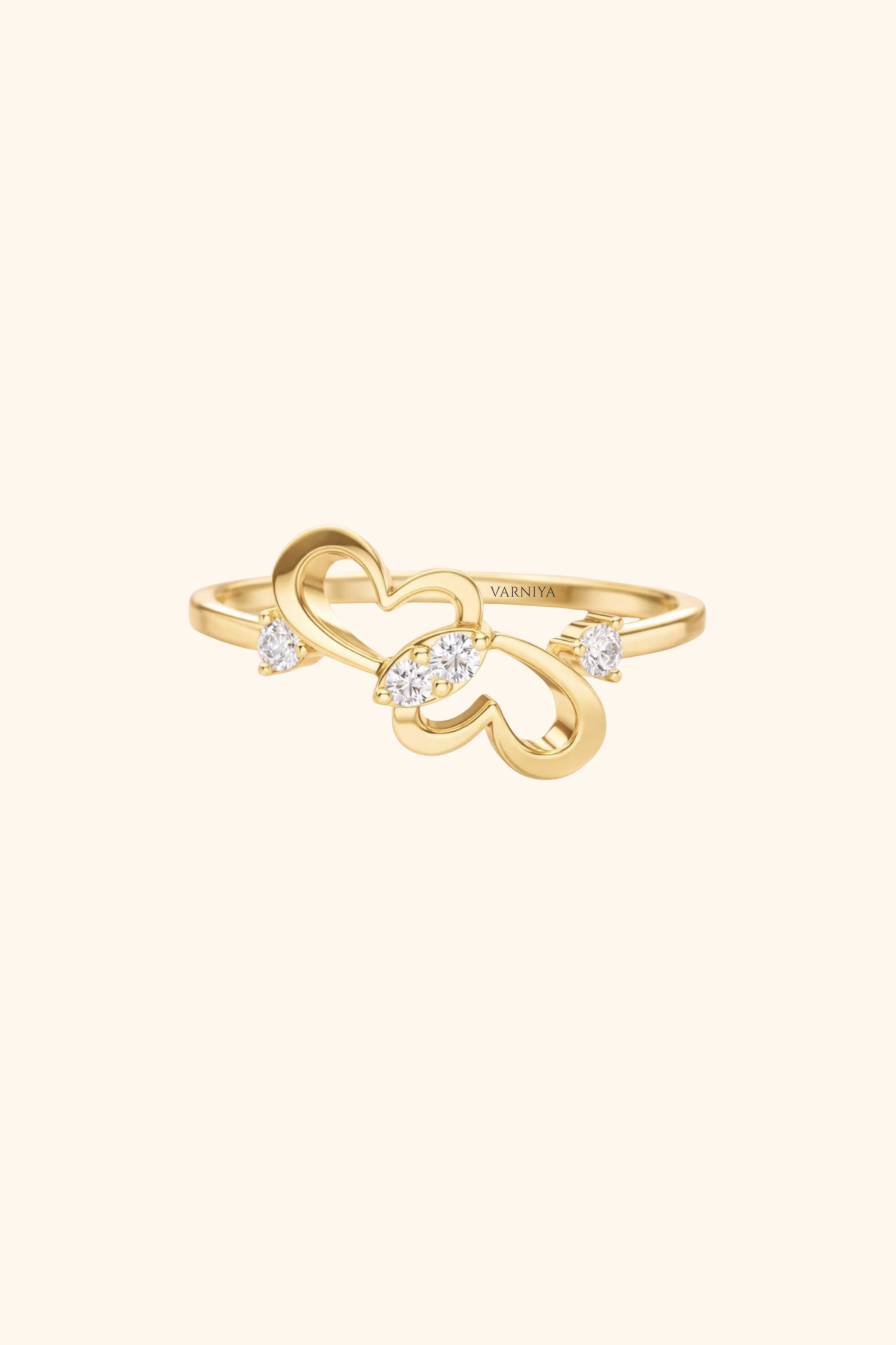 Cross Hearts Ring