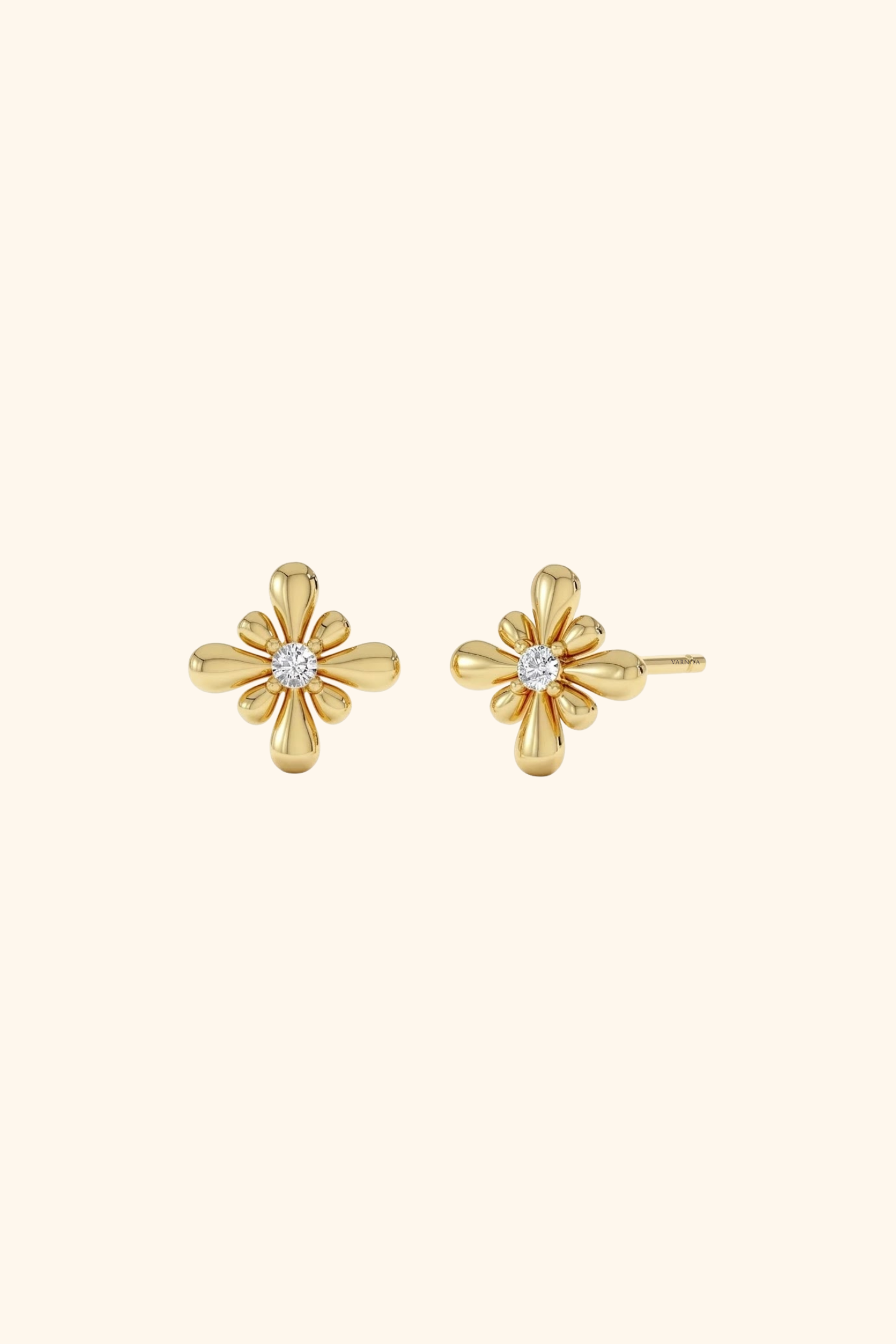 Scalloped Petal Studs