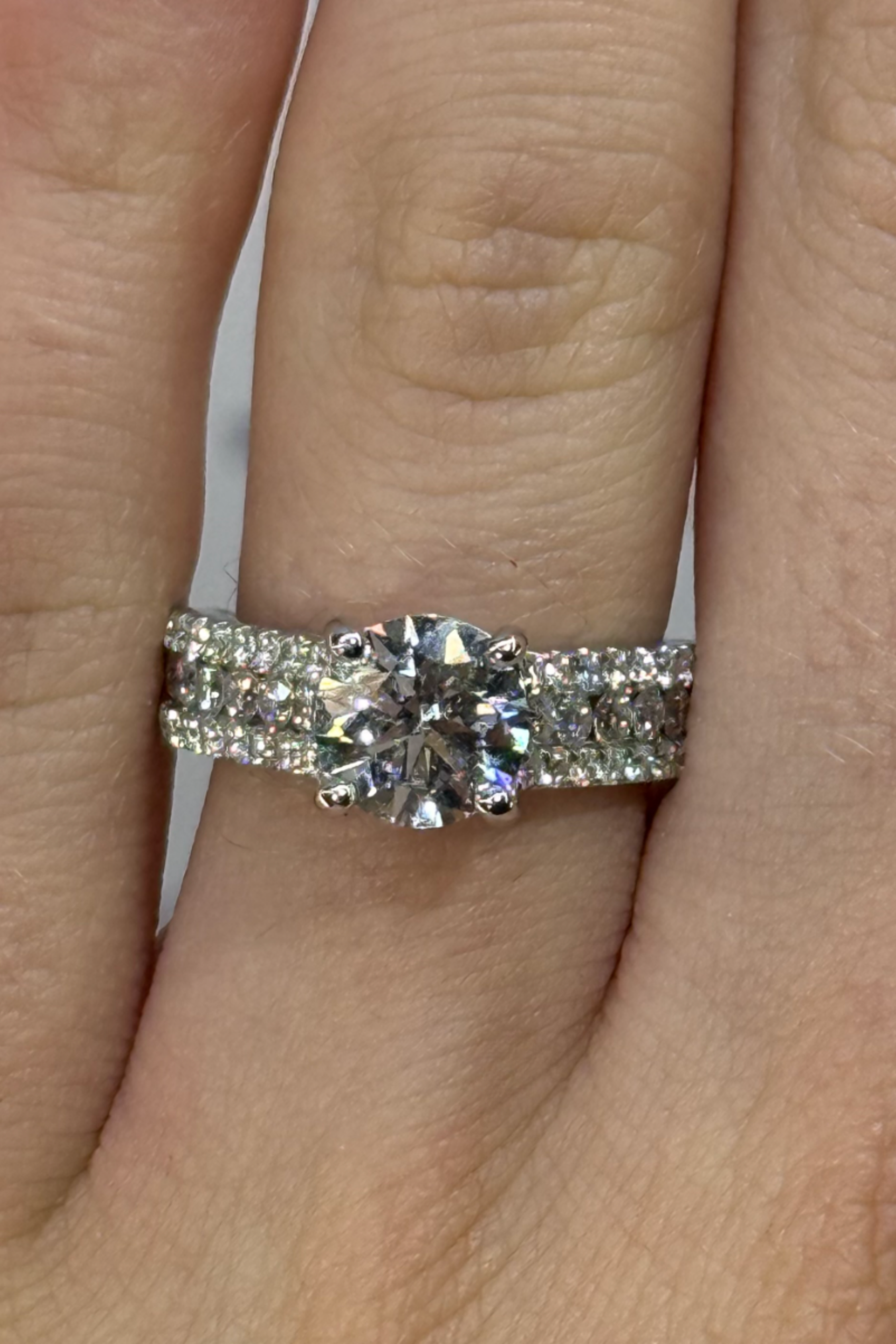 Ida Round Solitaire Bridal Ring