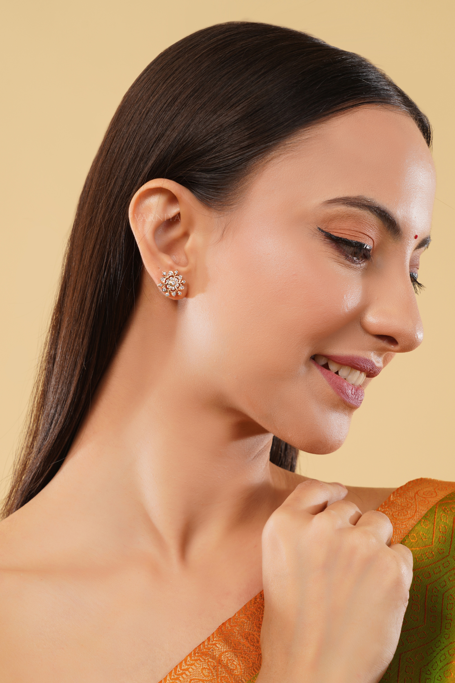 Traditional Elegant Petal Cluster Studs