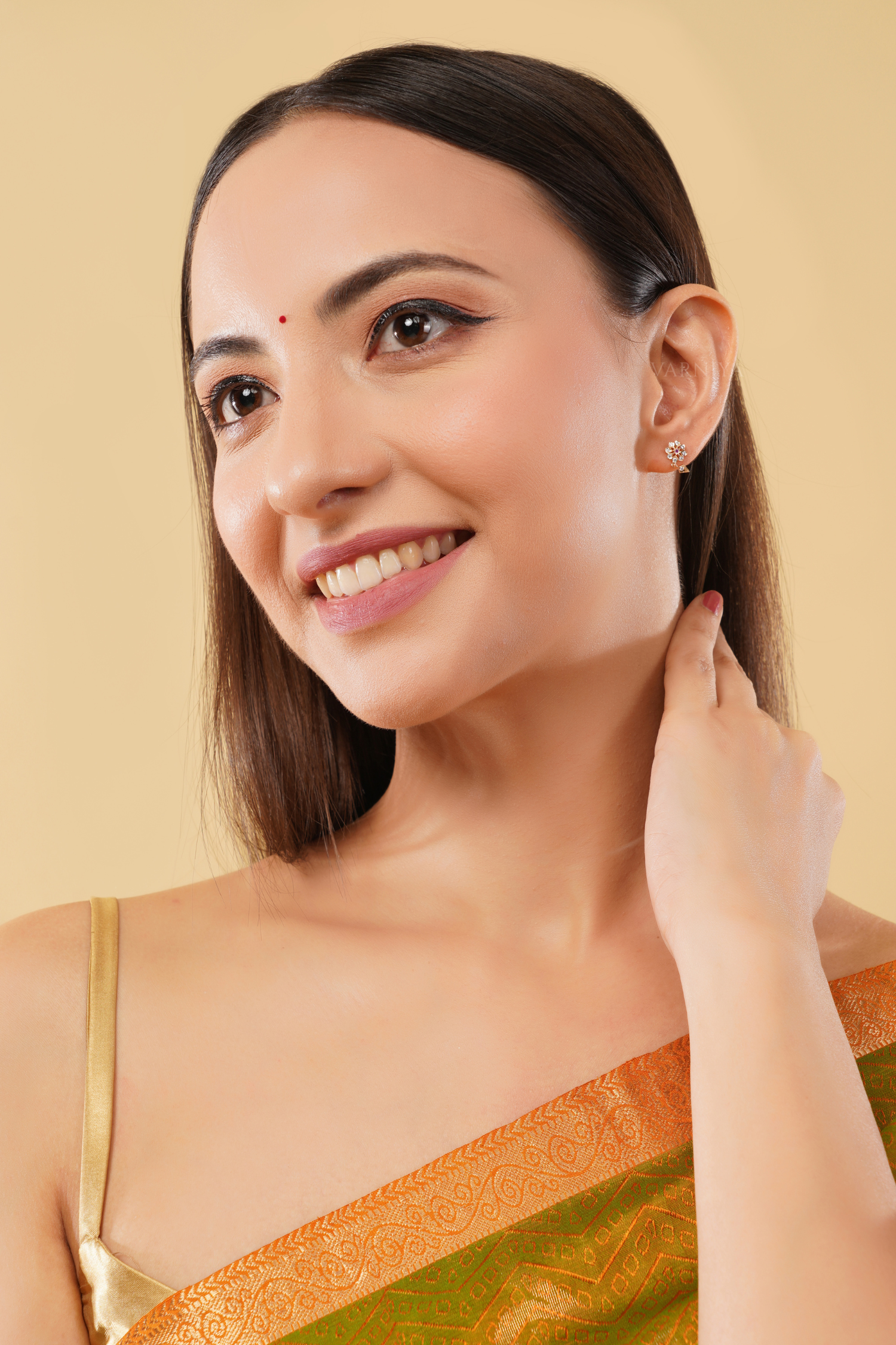 Traditional Ruby and Diamond Drop Earrings