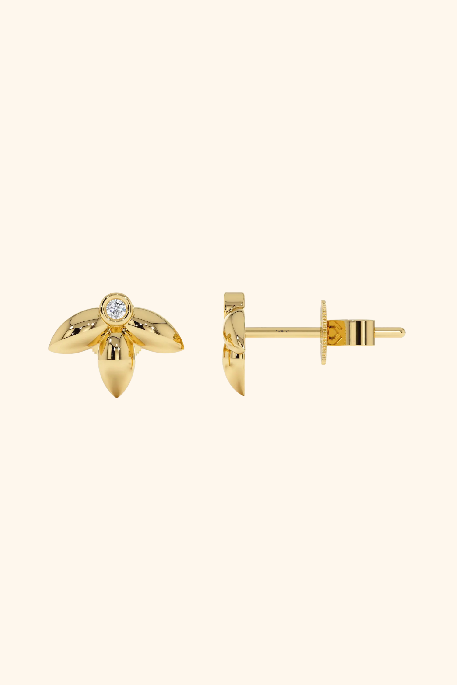 Gold Leaf Studs
