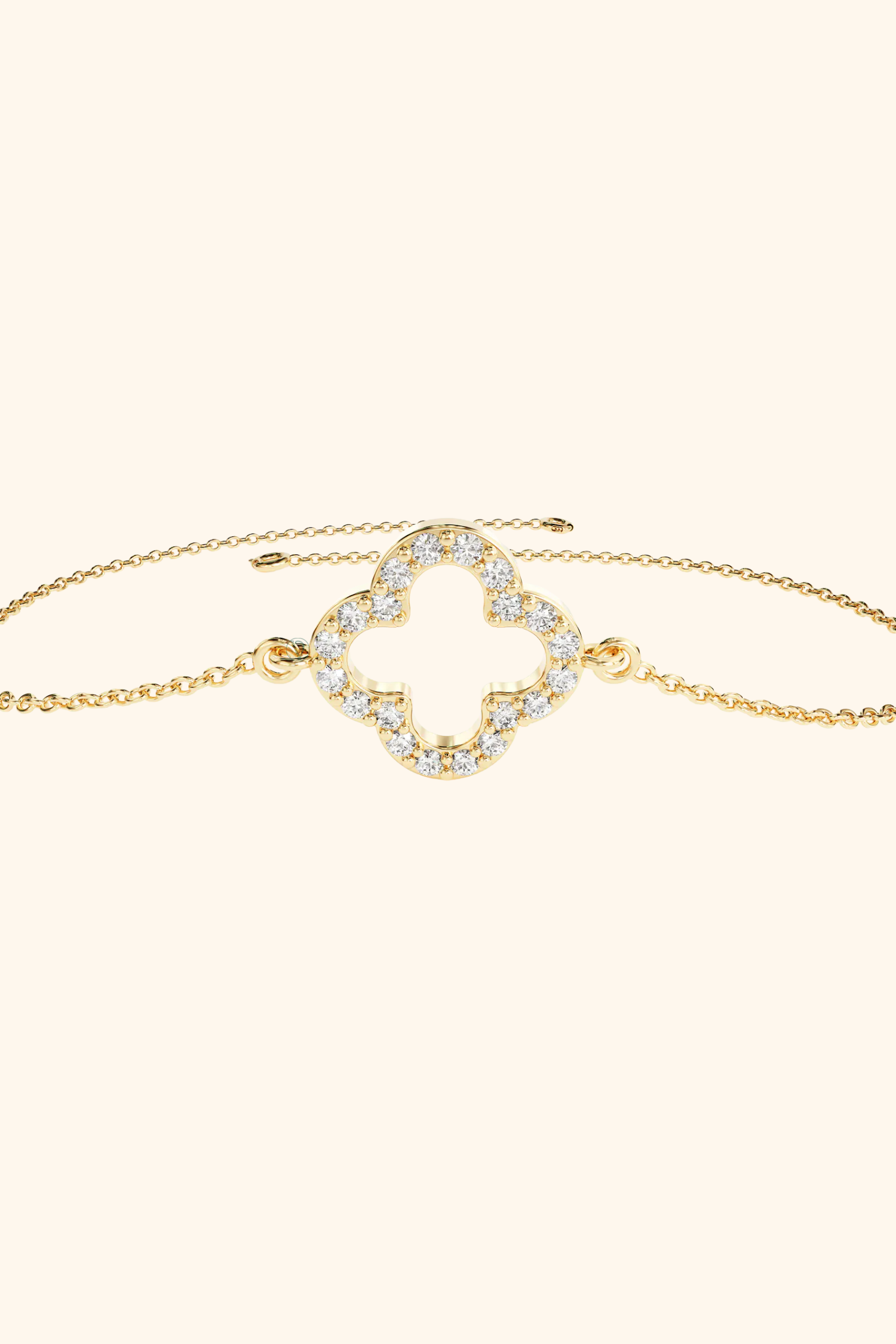 Classic Clove Diamond Bracelet