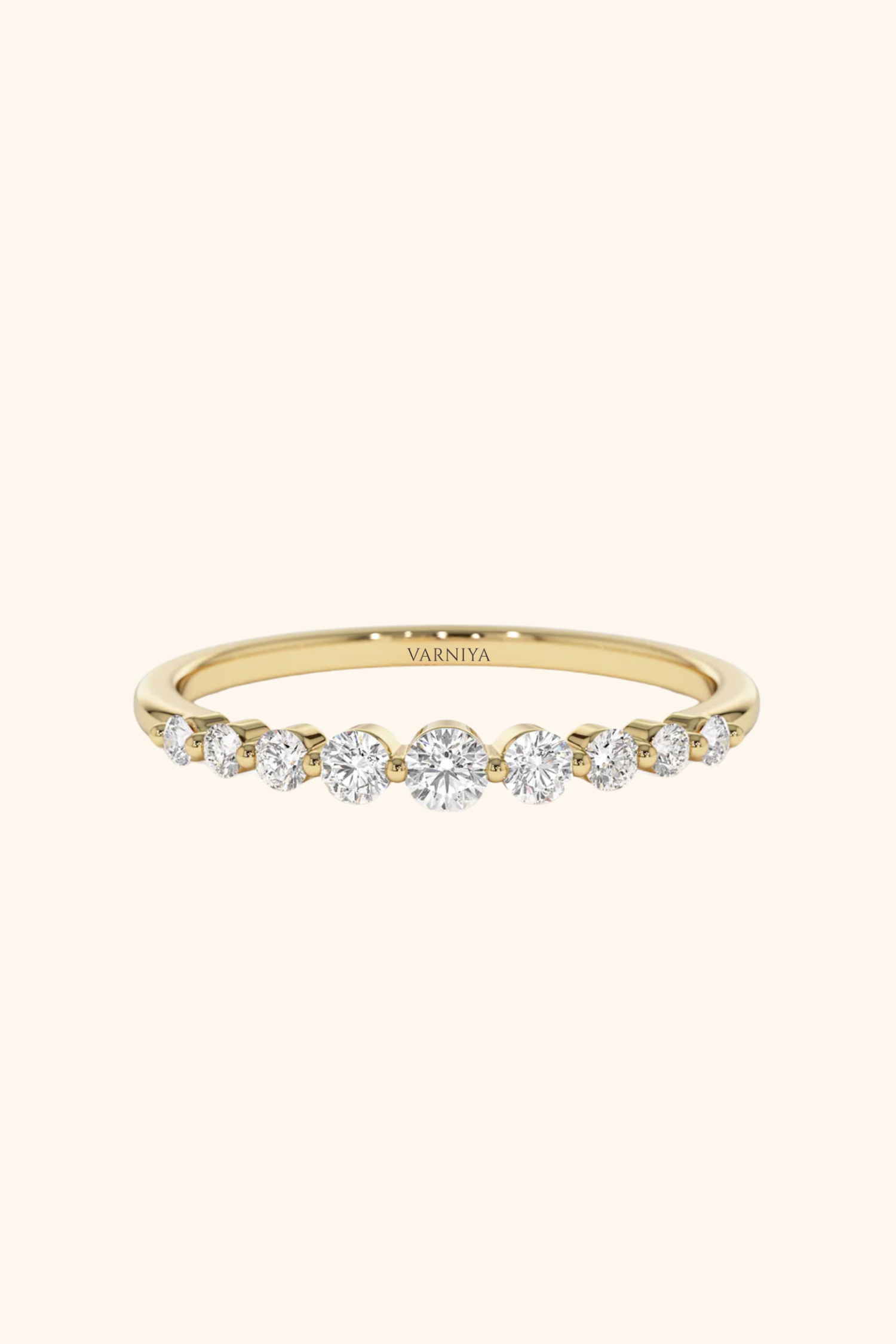 Graduated Diamond Ring