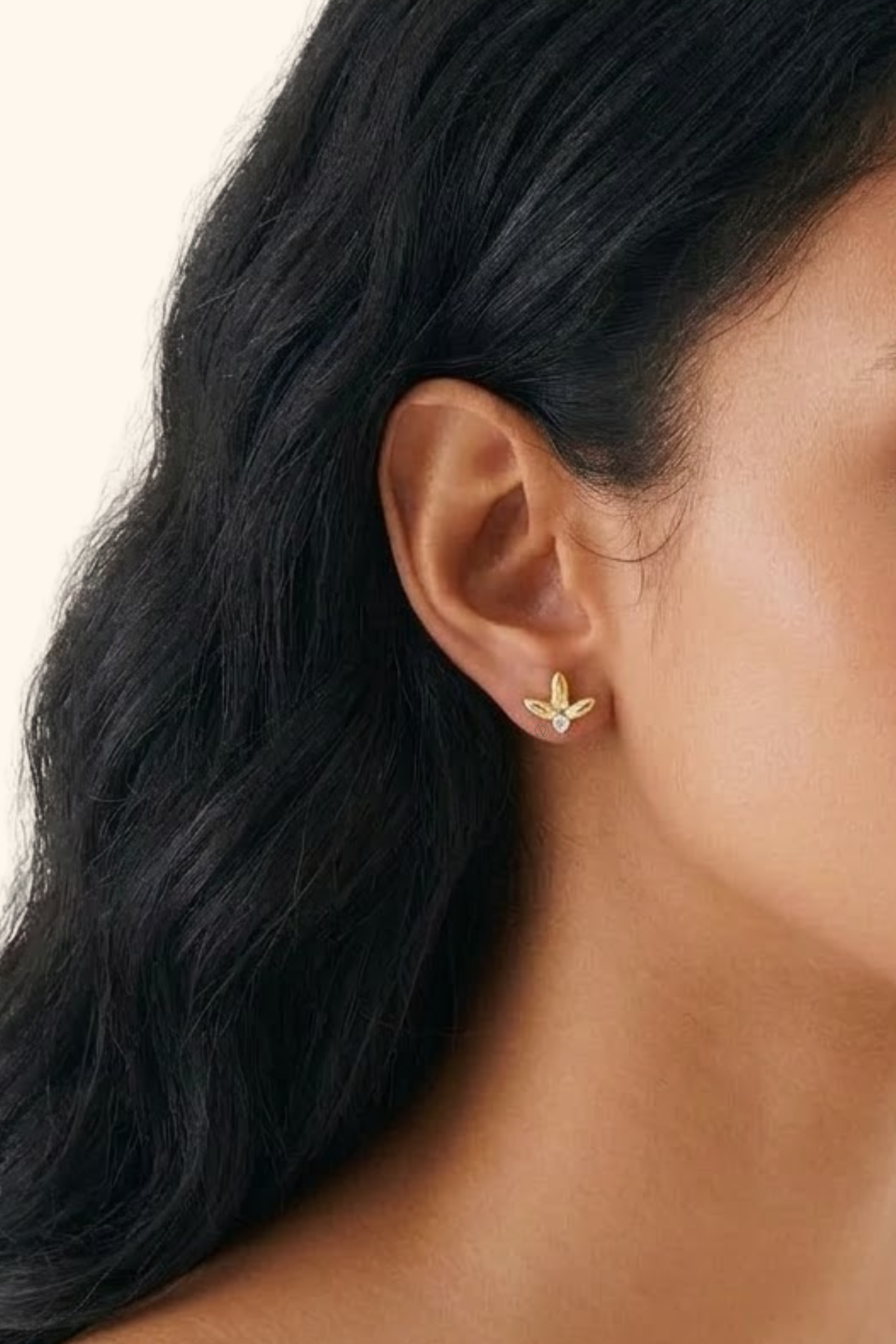 Gold Leaf Studs