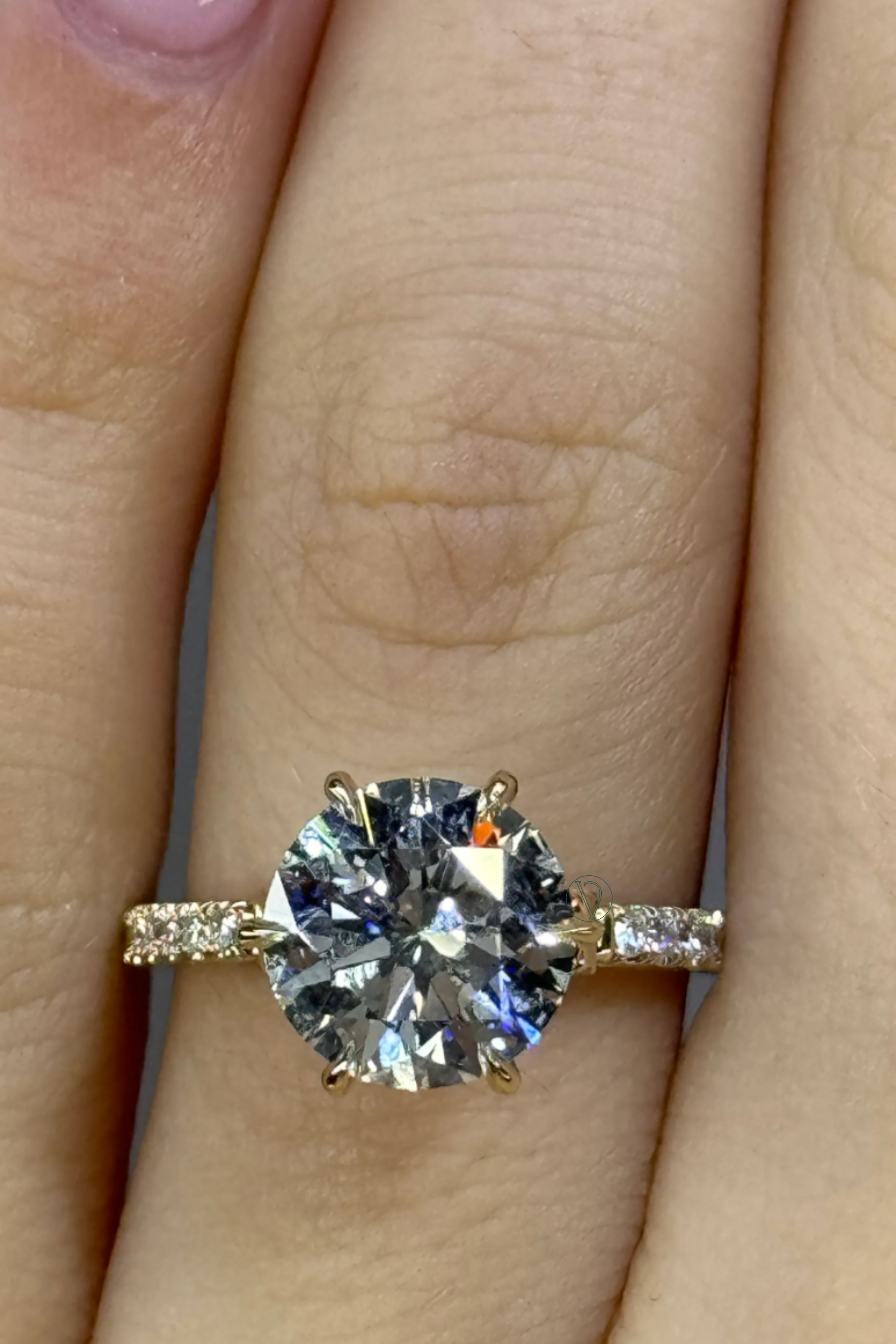 Bonnie Round Solitaire Ring