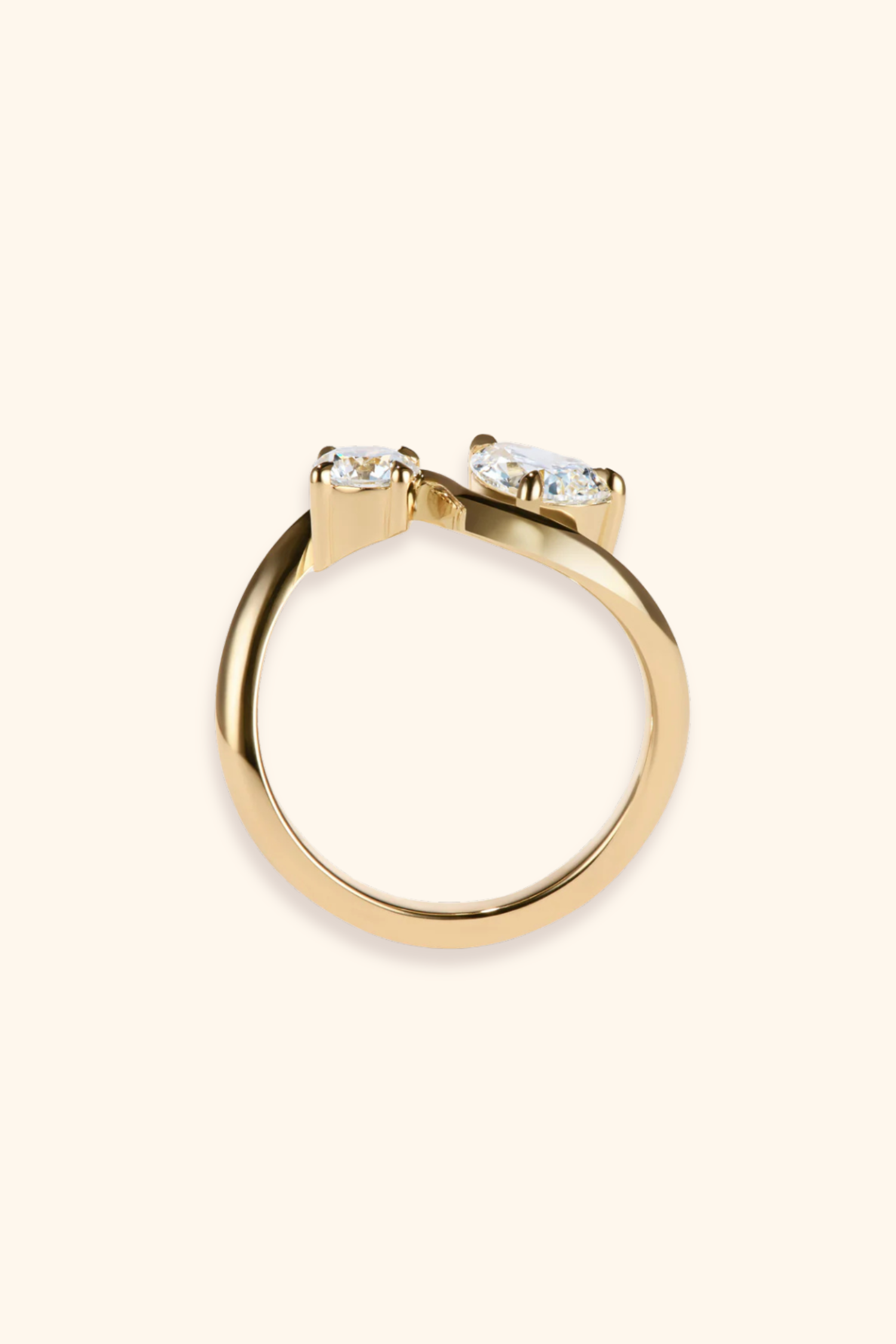 Grand Trace Toi Et Moi Ring