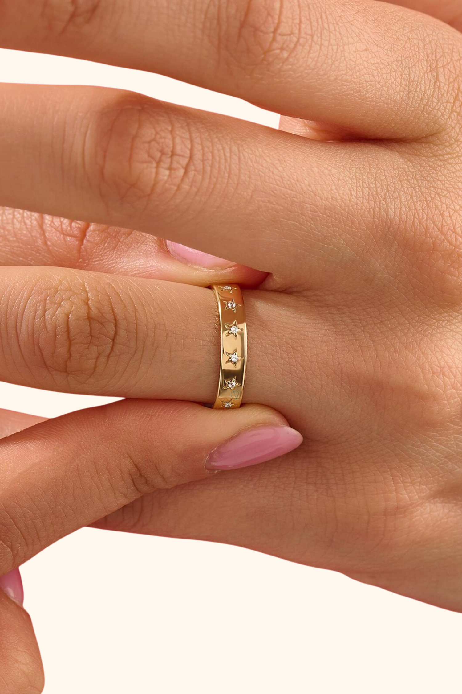 Star Diamond Eternity Ring