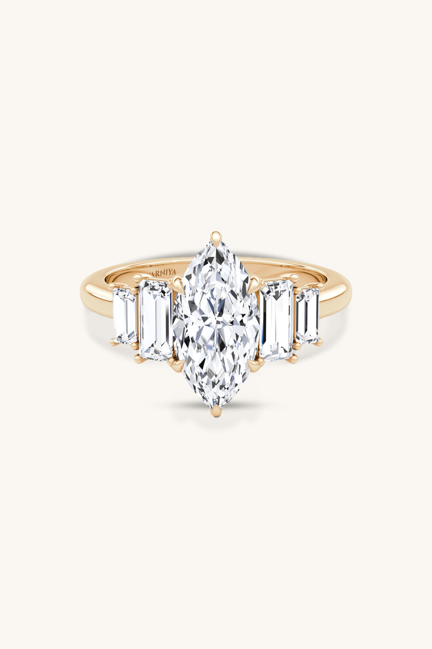 Panchsheel Marquise Solitaire Ring