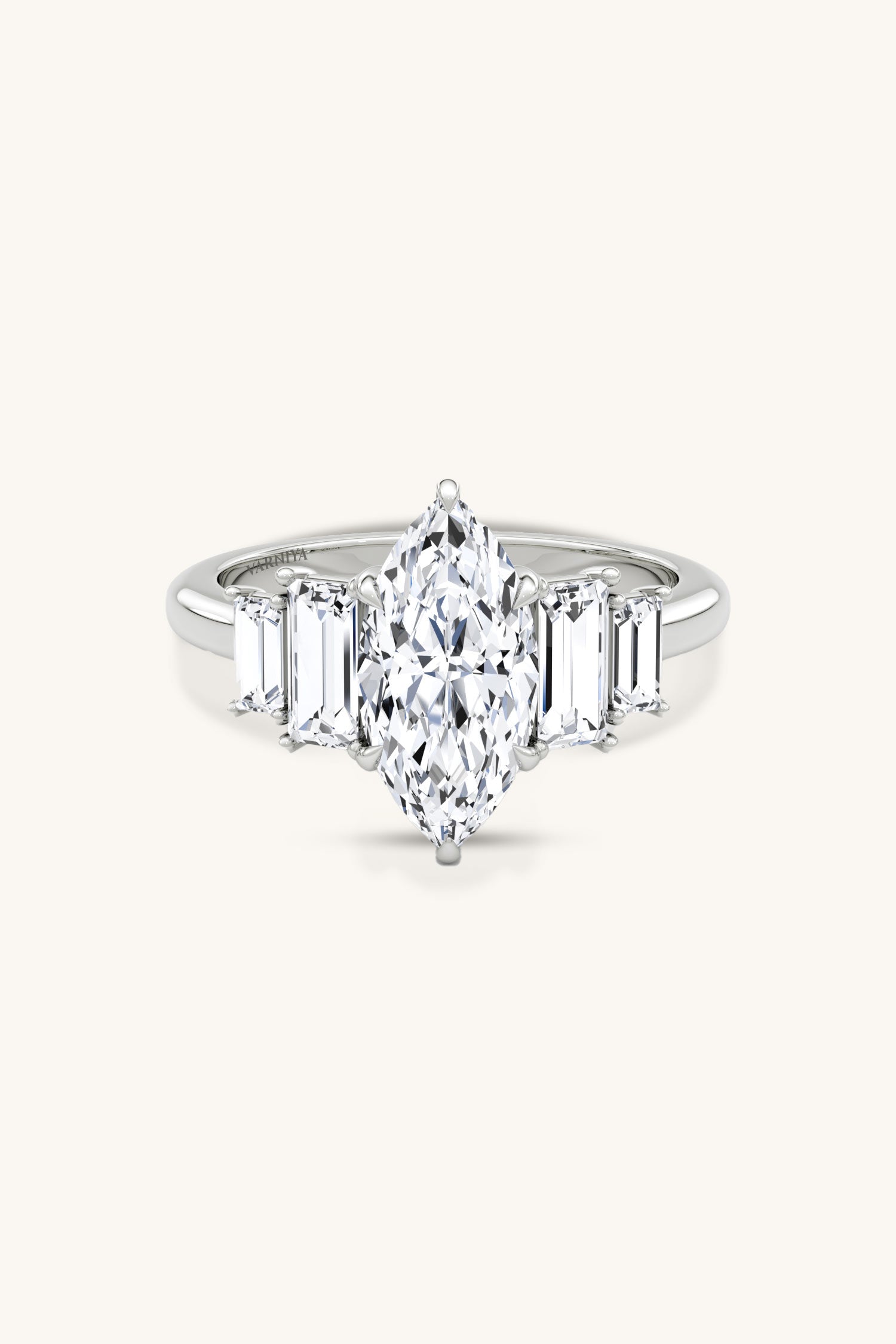 Panchsheel Marquise Solitaire Ring