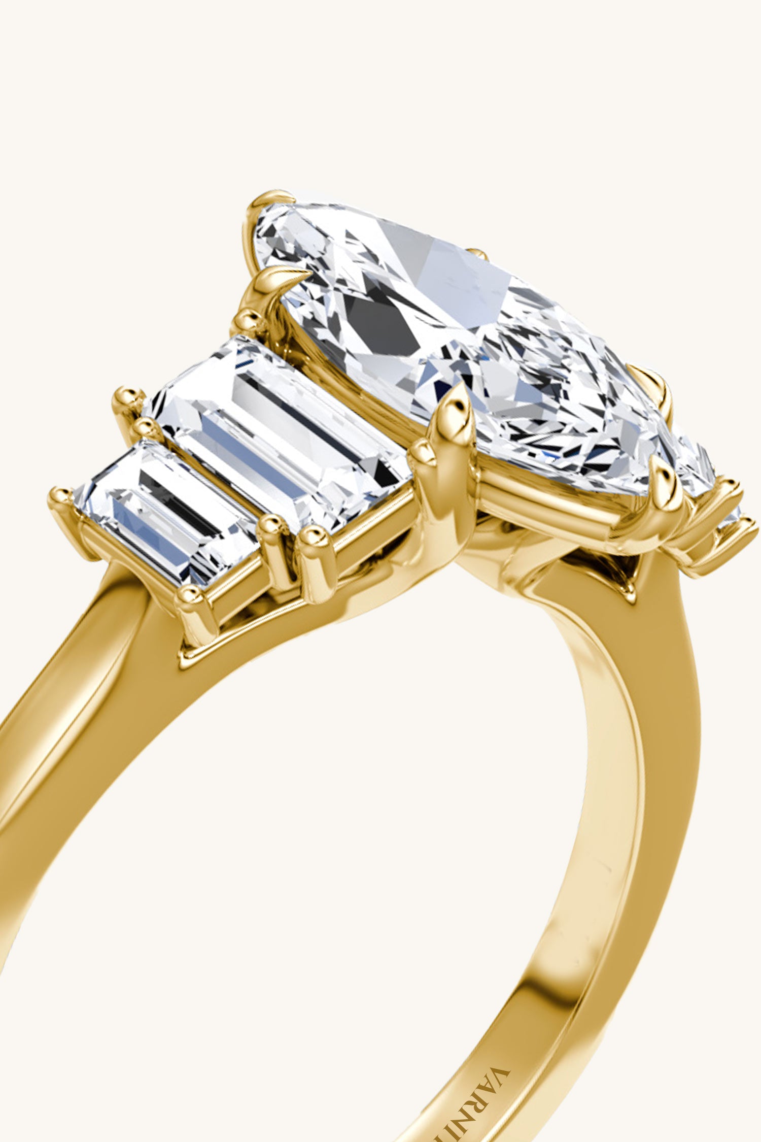 Panchsheel Marquise Solitaire Ring