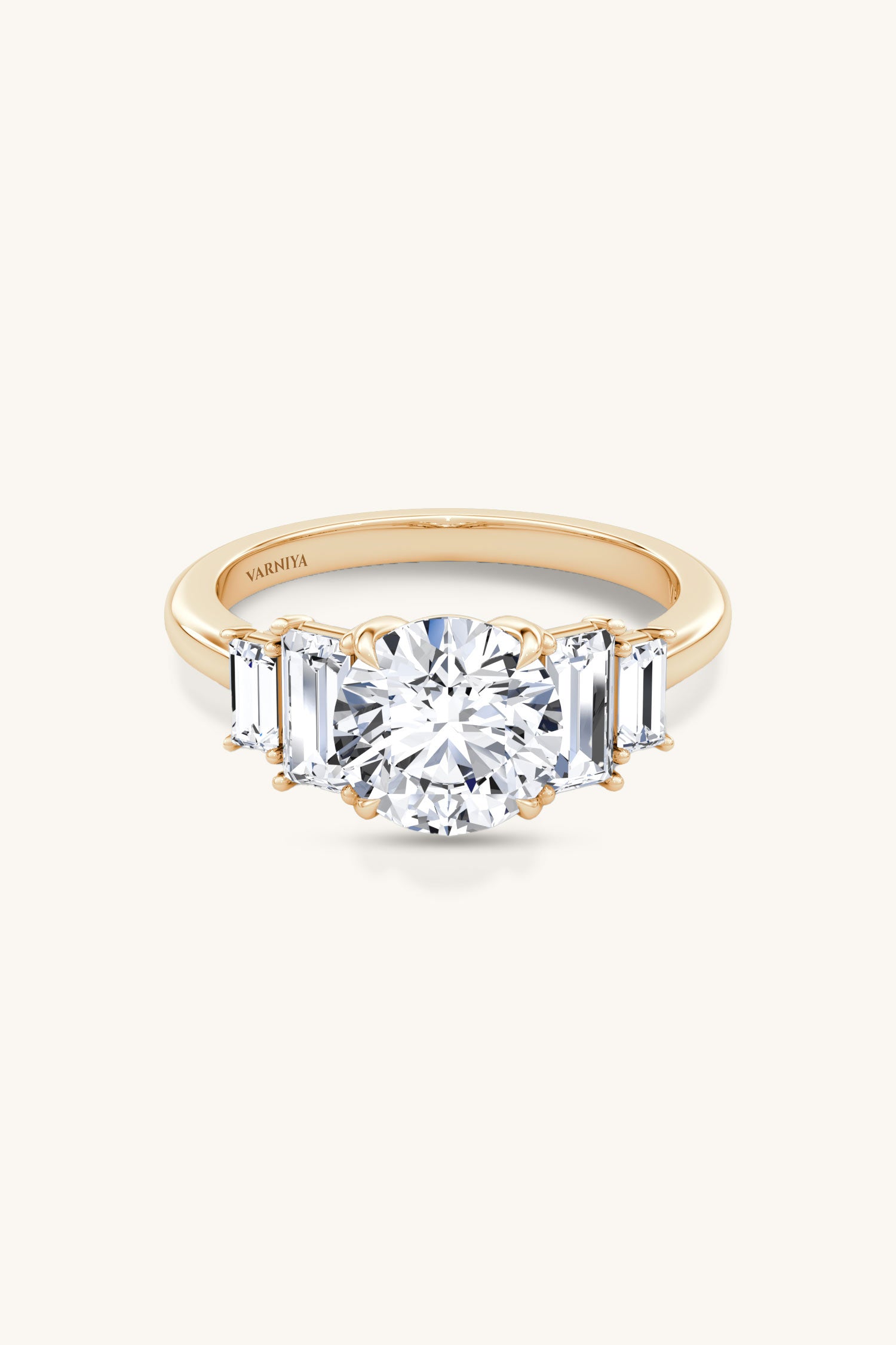 Panchsheel Round Brilliant Solitaire Ring