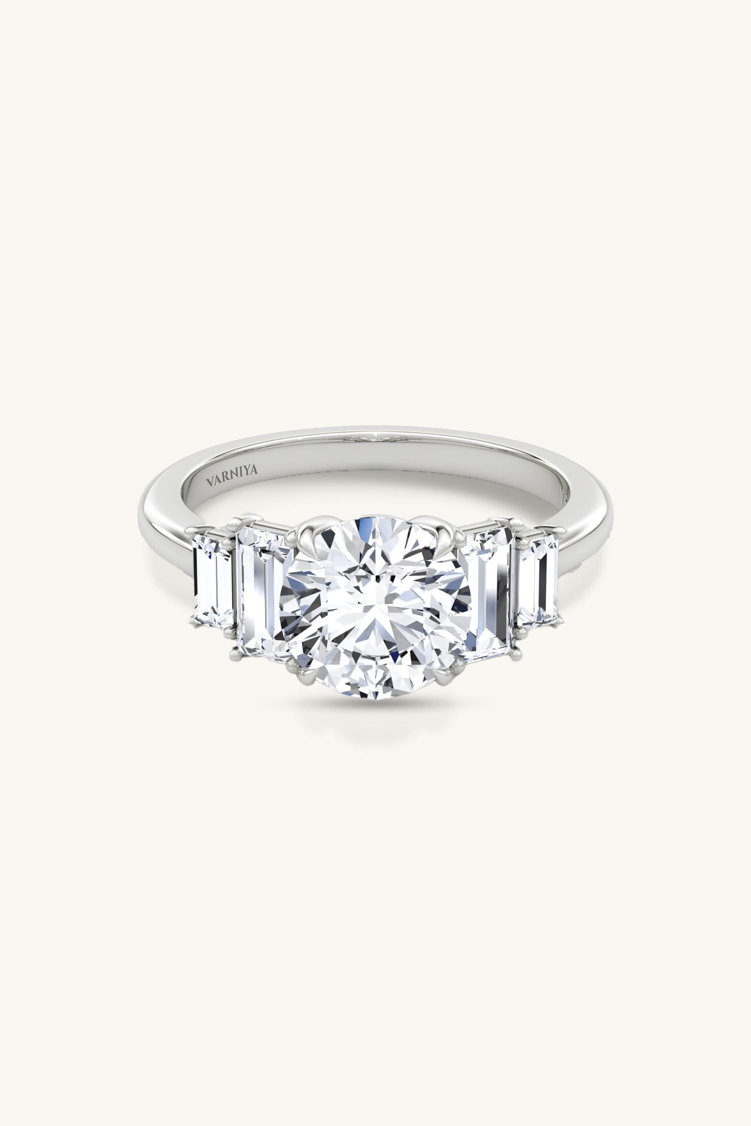 Panchsheel Round Brilliant Solitaire Ring