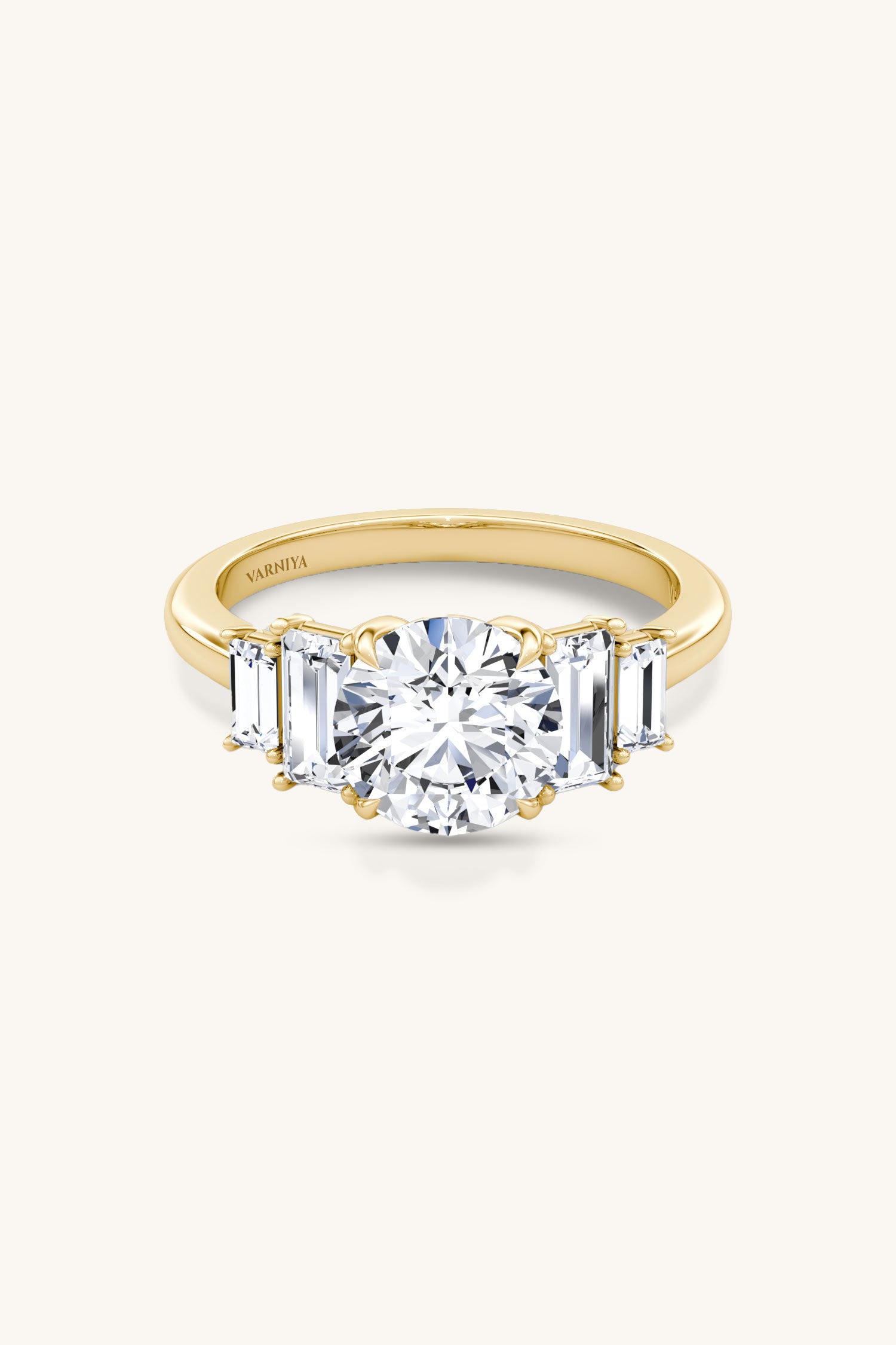 Panchsheel Round Brilliant Solitaire Ring