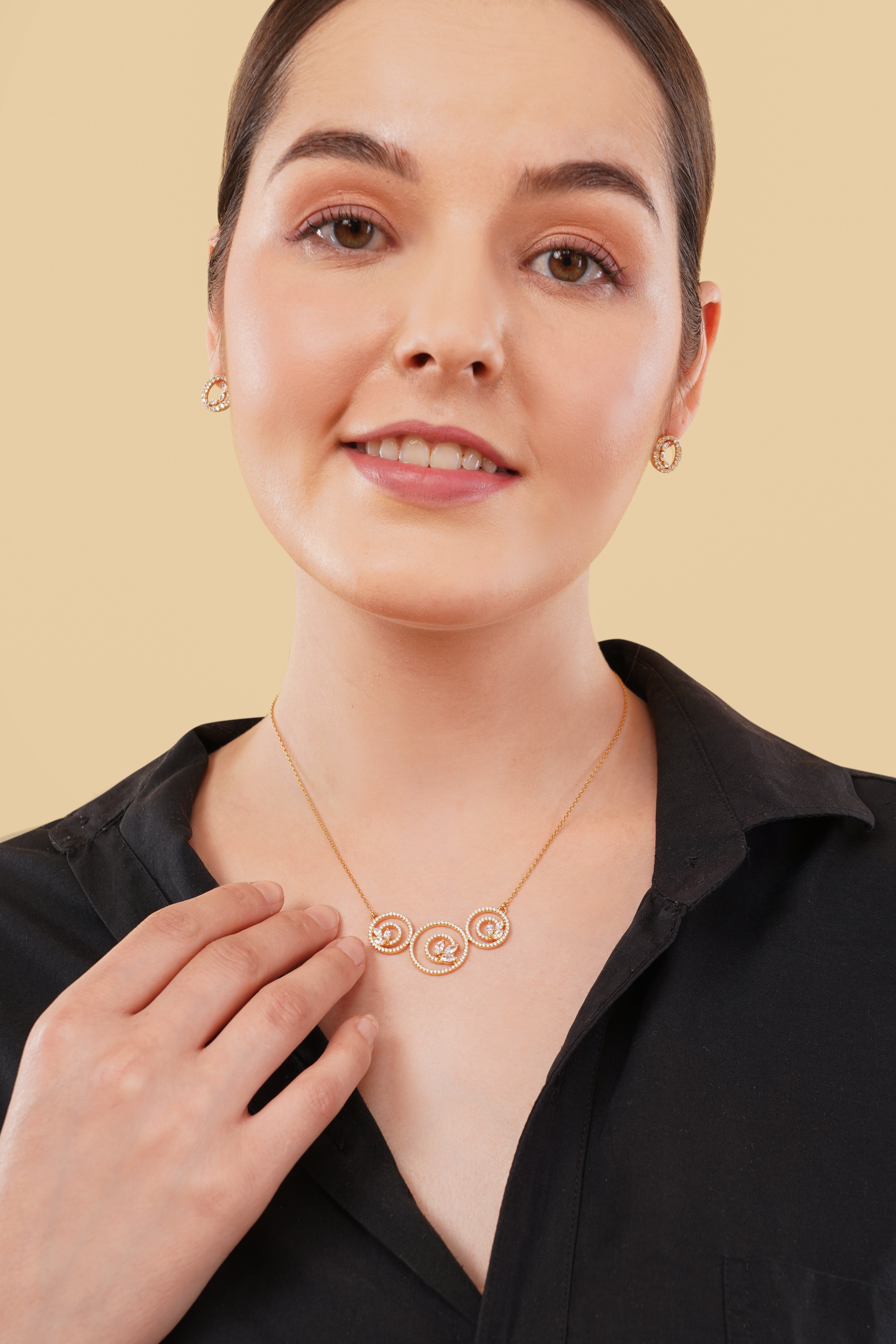 The Triple Radiance Designer Pendant Set