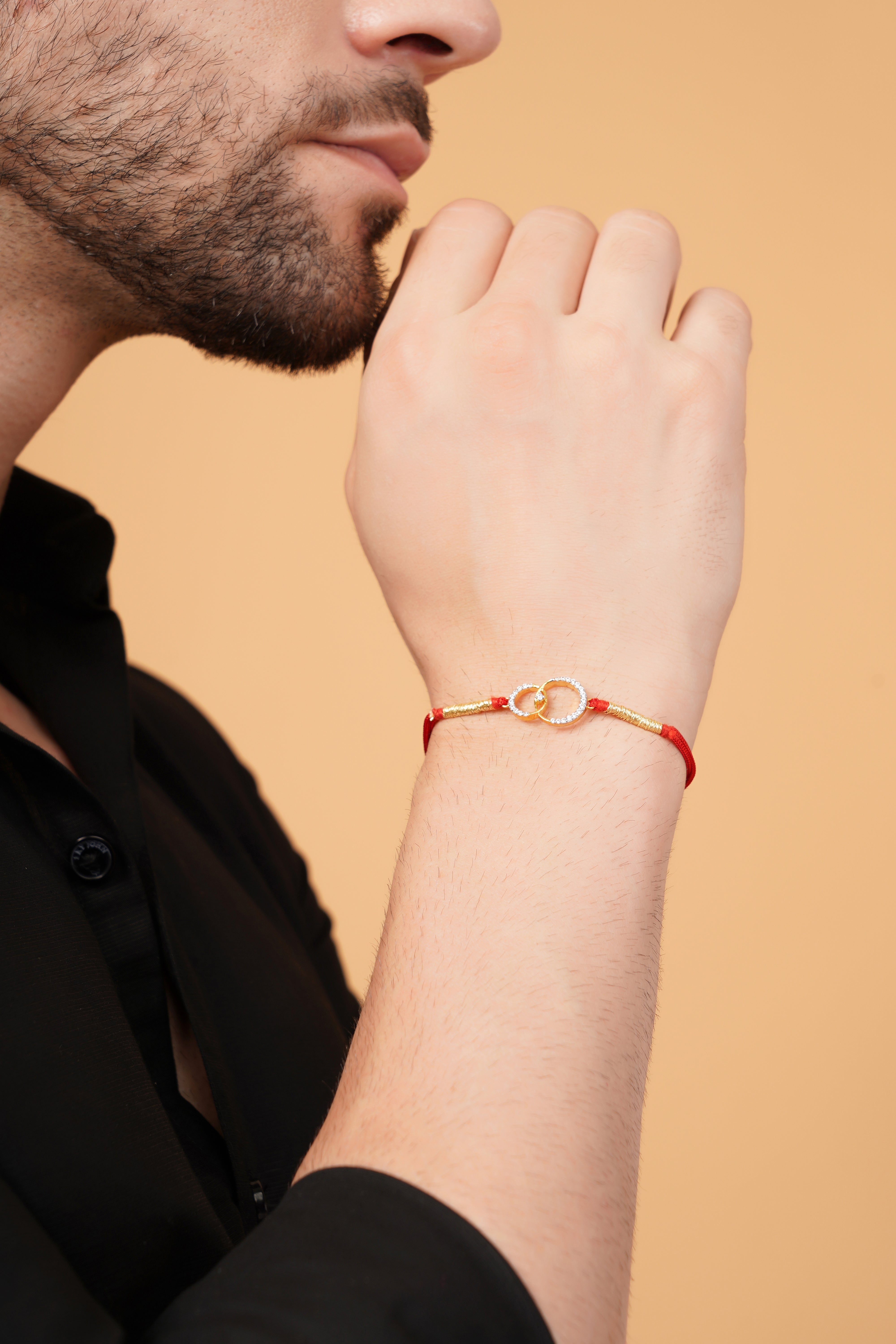 Interlinked Circles Pavé Forever Bracelet