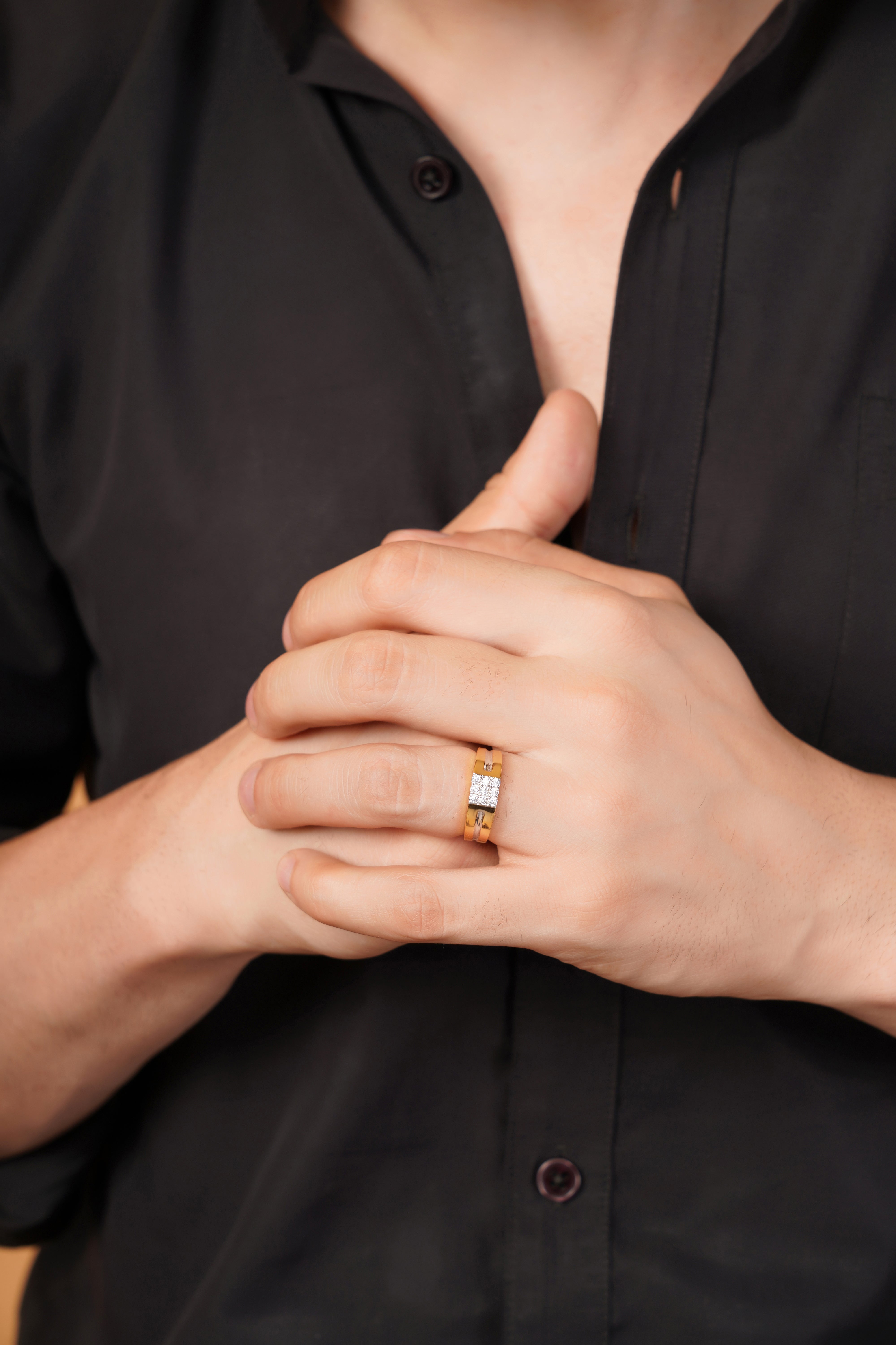 MIDAS CLASSIC 9 STONES MEN'S RING