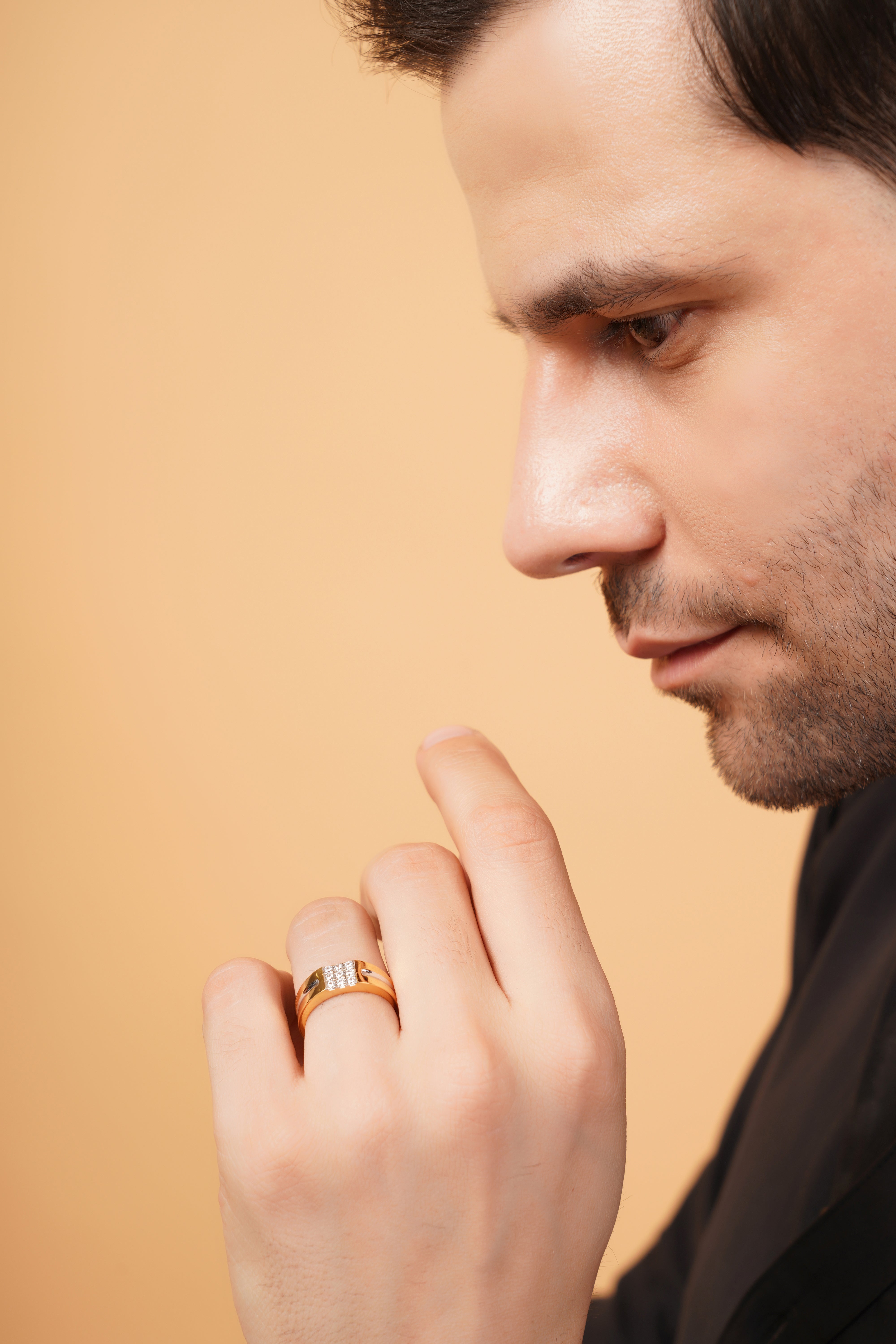 MIDAS CLASSIC 9 STONES MEN'S RING