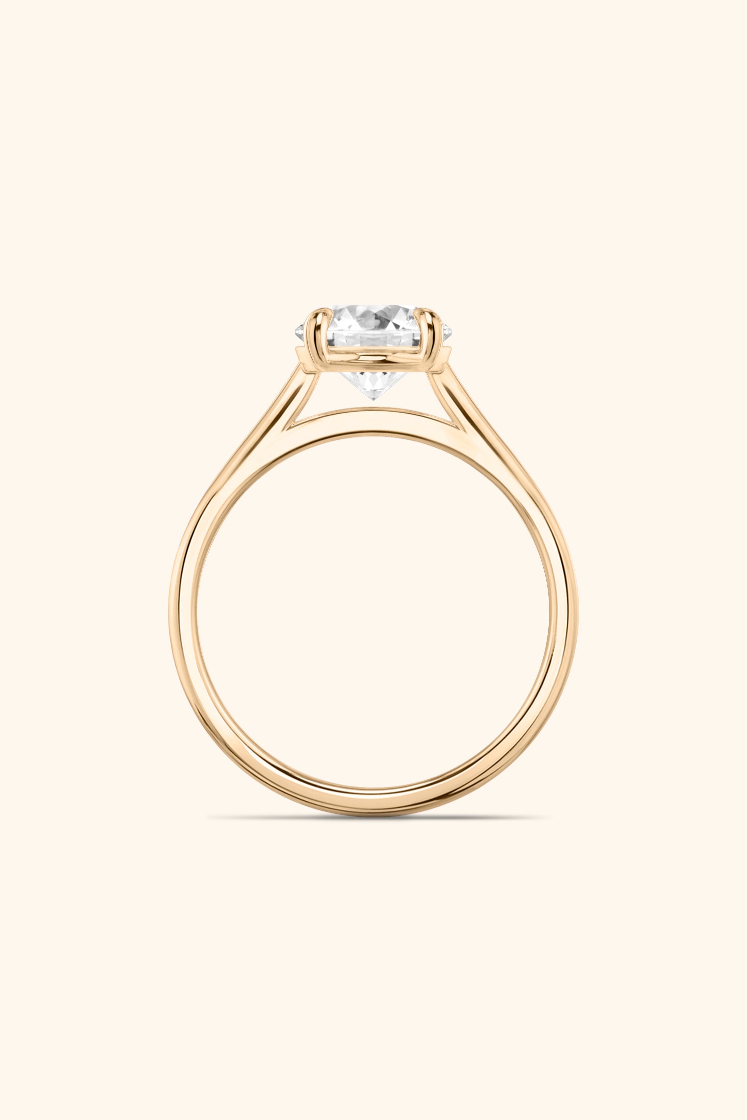 Gopuram Dome with a Round Brilliant Solitaire