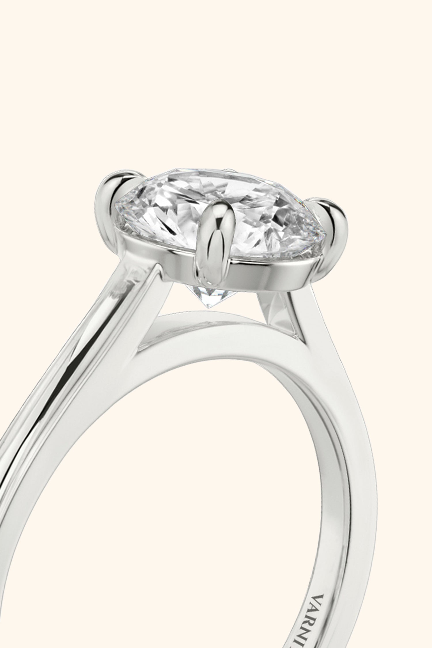 Gopuram Dome with a Round Brilliant Solitaire