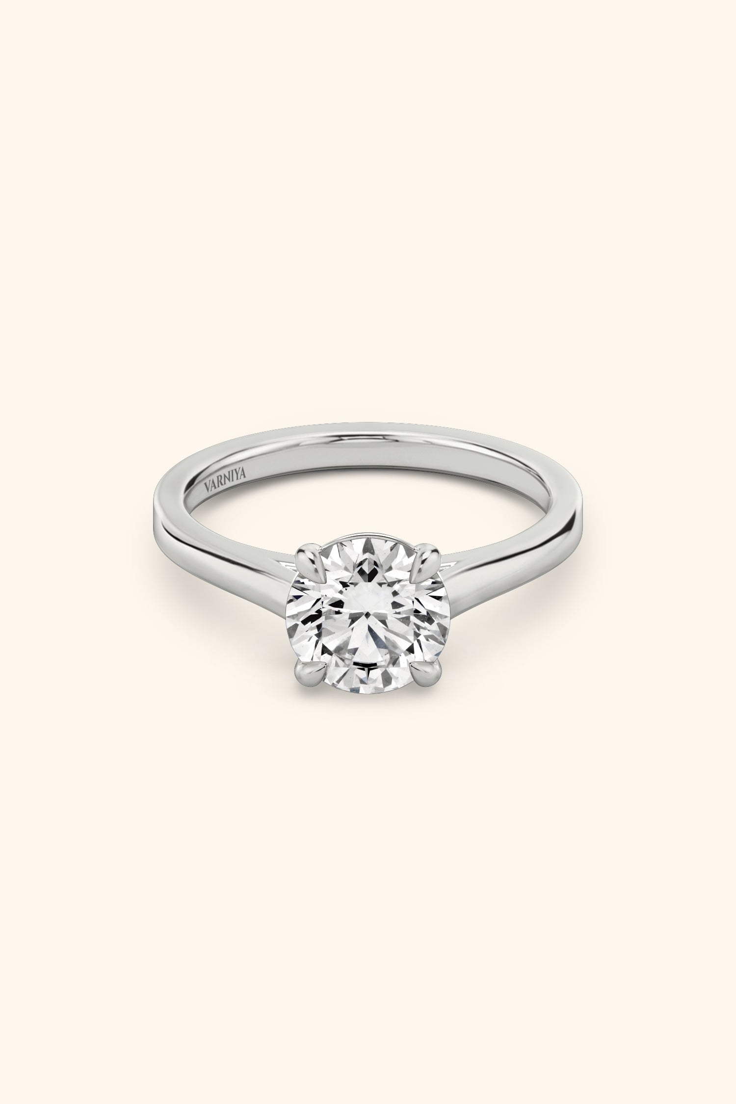 Gopuram Dome with a Round Brilliant Solitaire