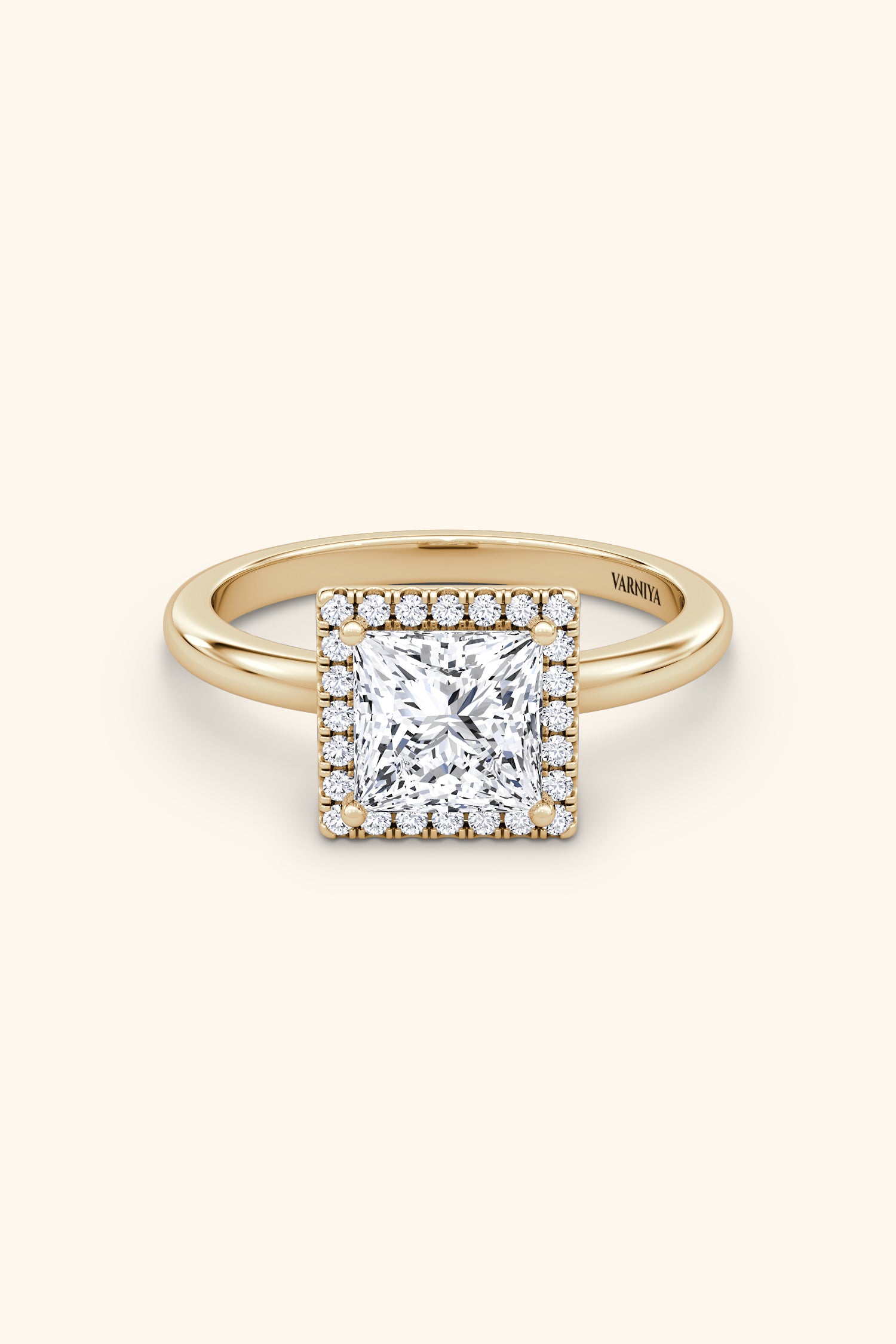 Princess Solitaire Ring