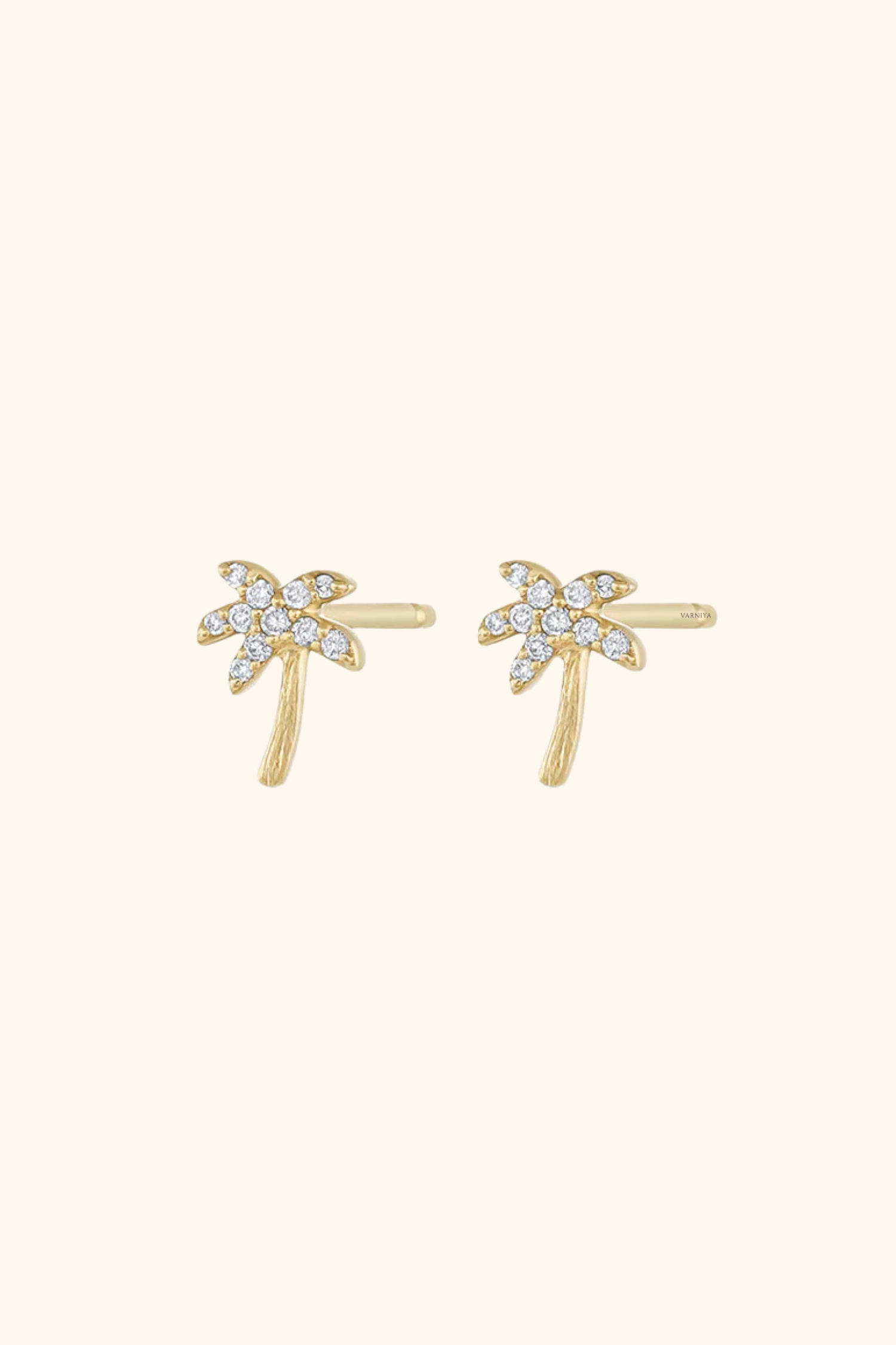 Mini Palm Tree Studs