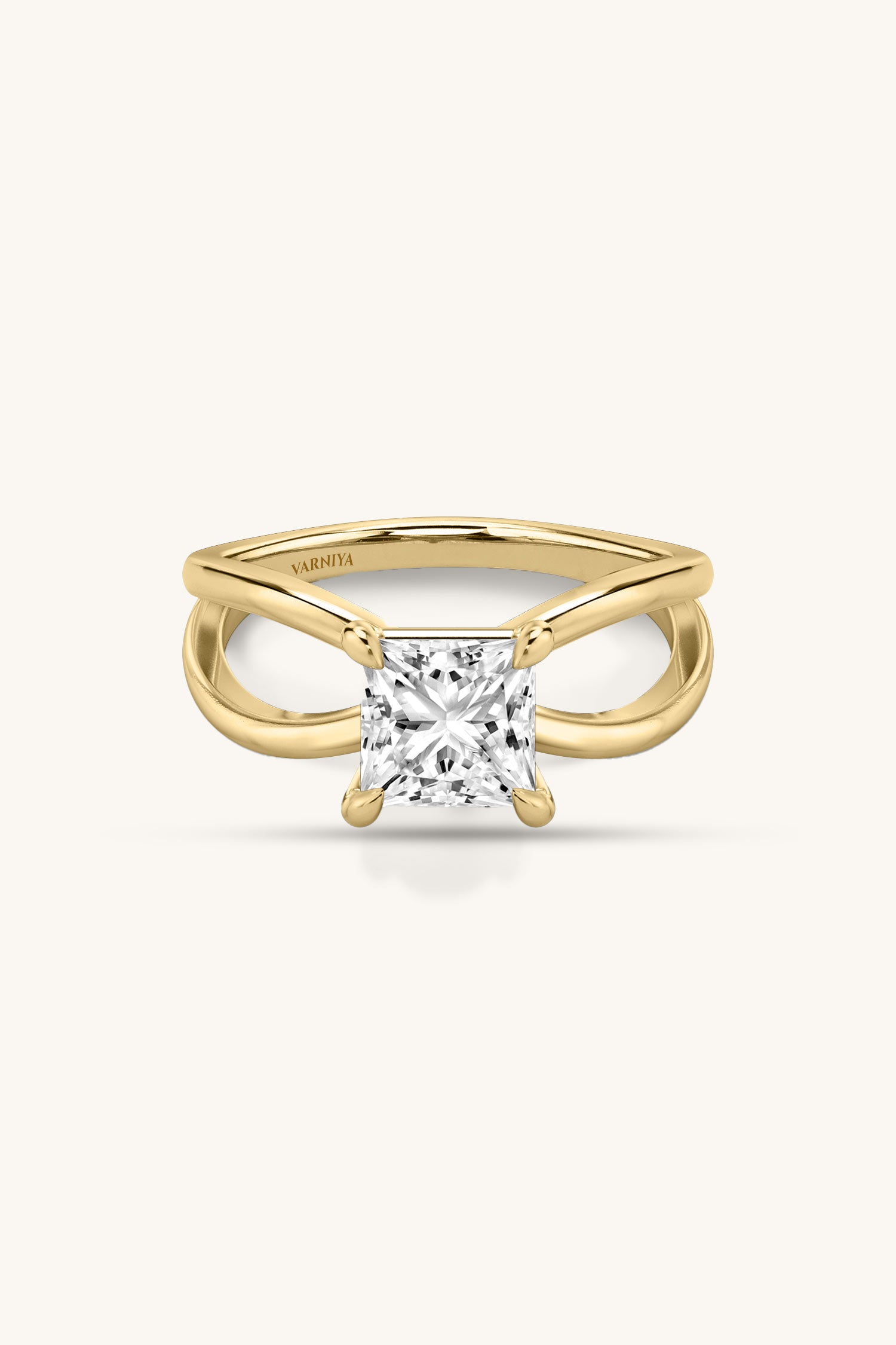 Luisa Princess Solitaire Ring
