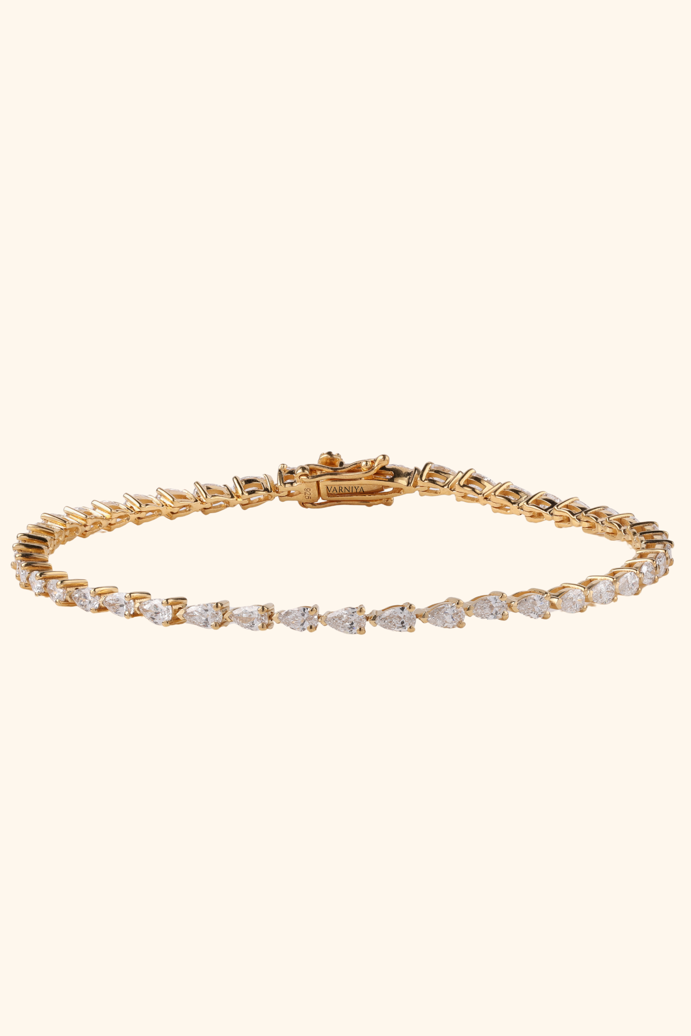 The Pear Line Tennis Bracelet