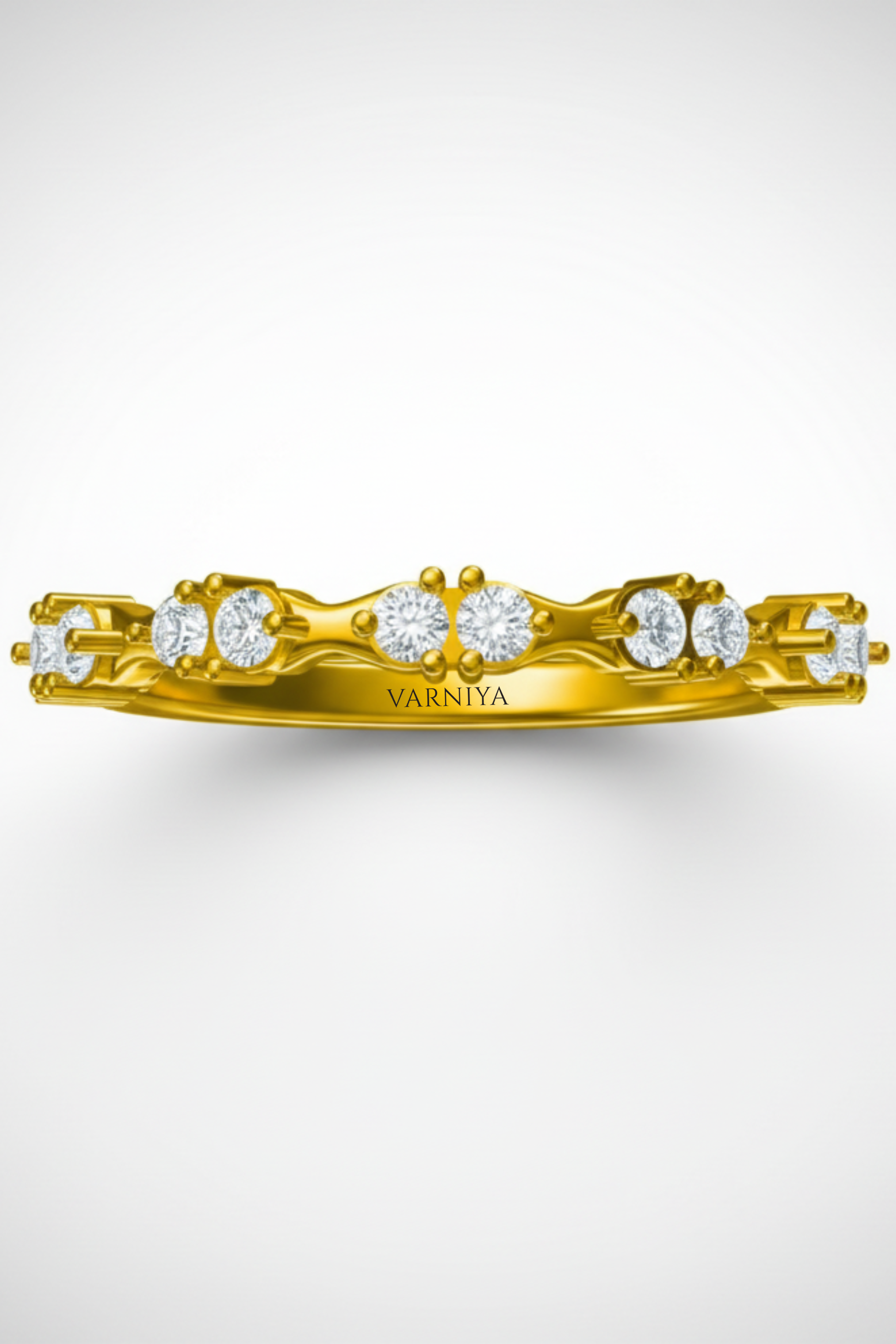 The Luz da Manhã Dewdrop Pavé Band