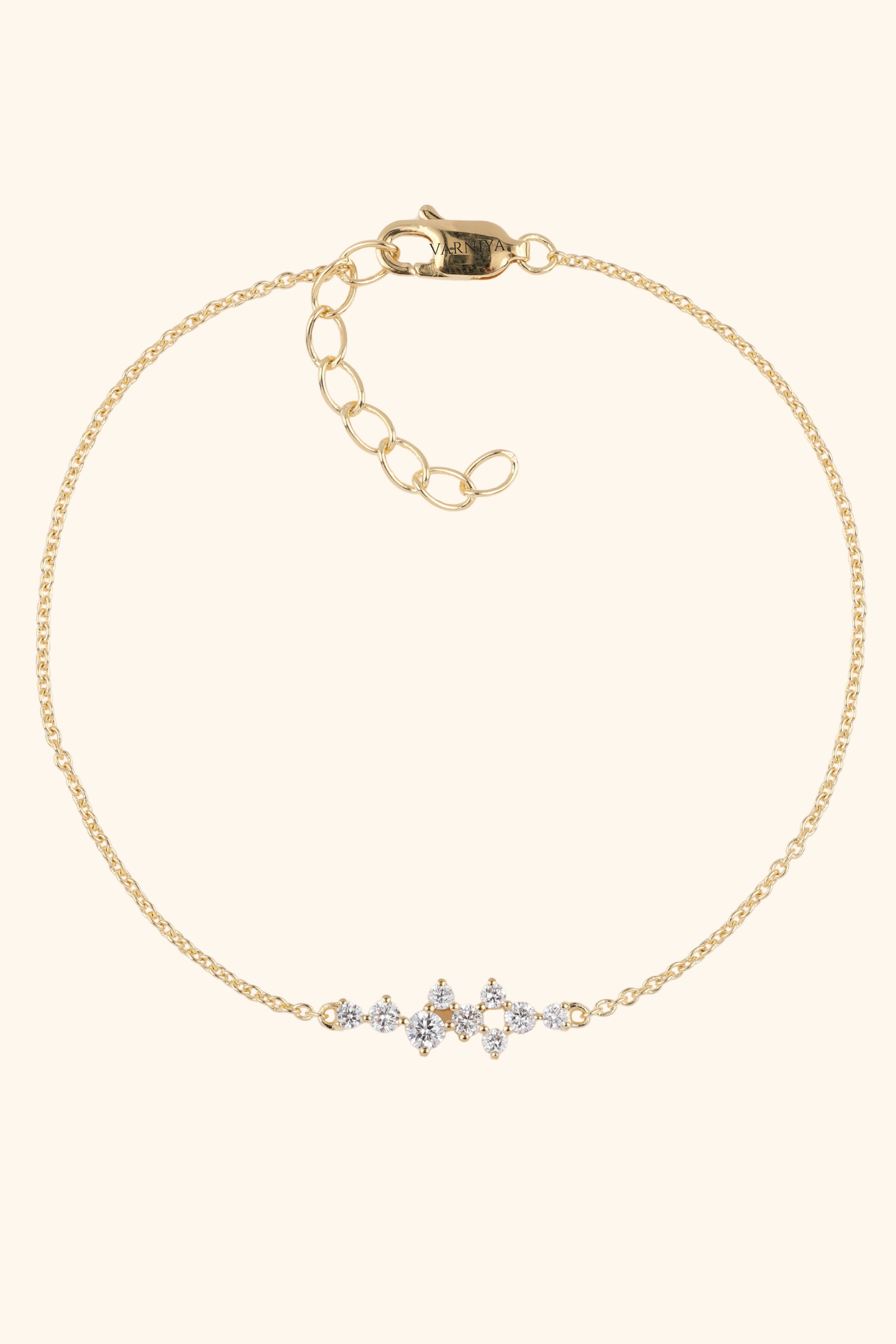 18K Gold Plated Elsa Diamond Bracelet