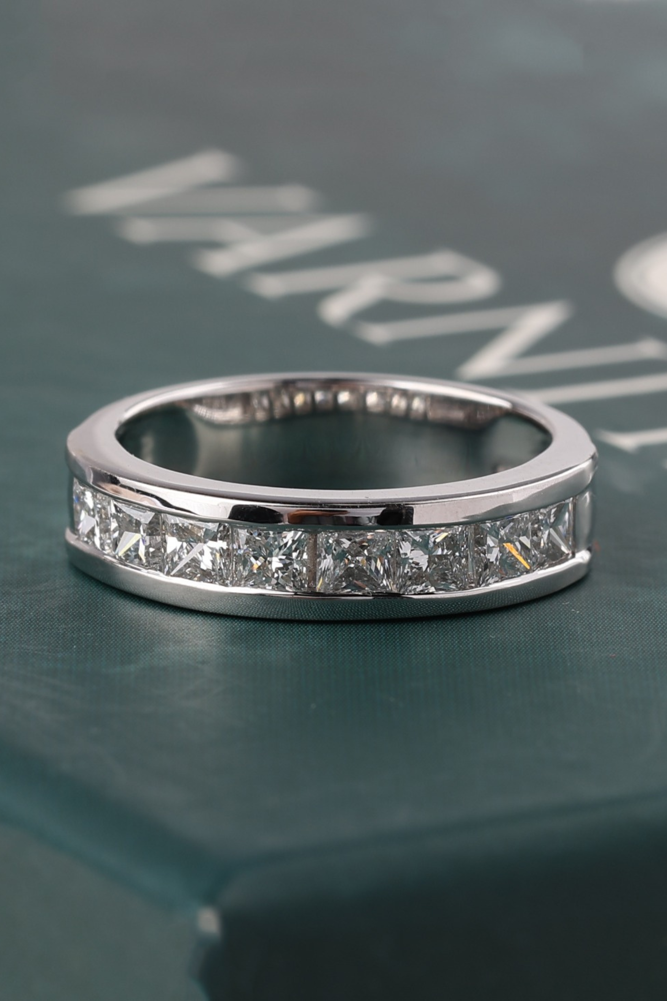 The Valentino Princess Channel Pavé Band