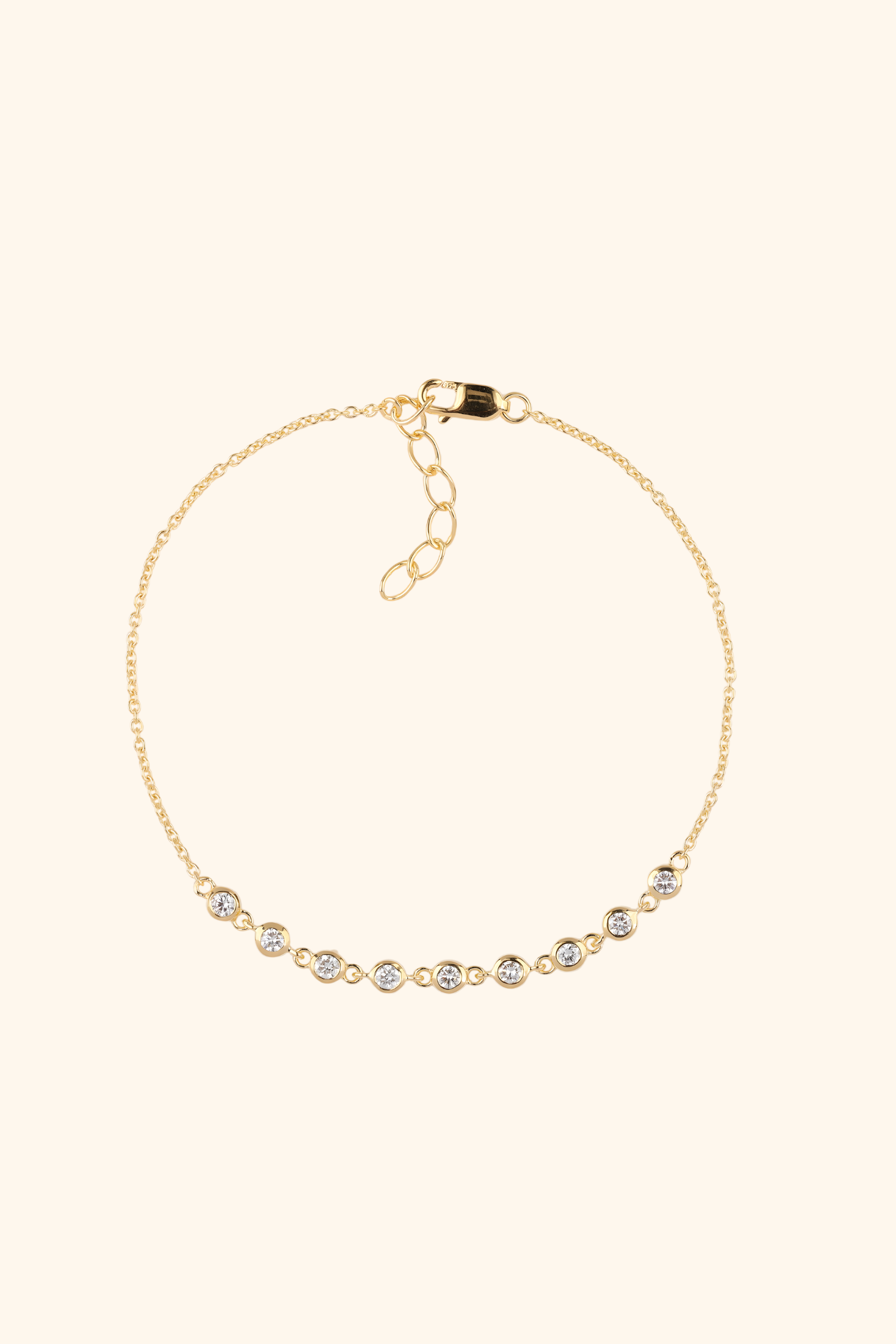 18K Gold Plated Starlight Strand Bracelet