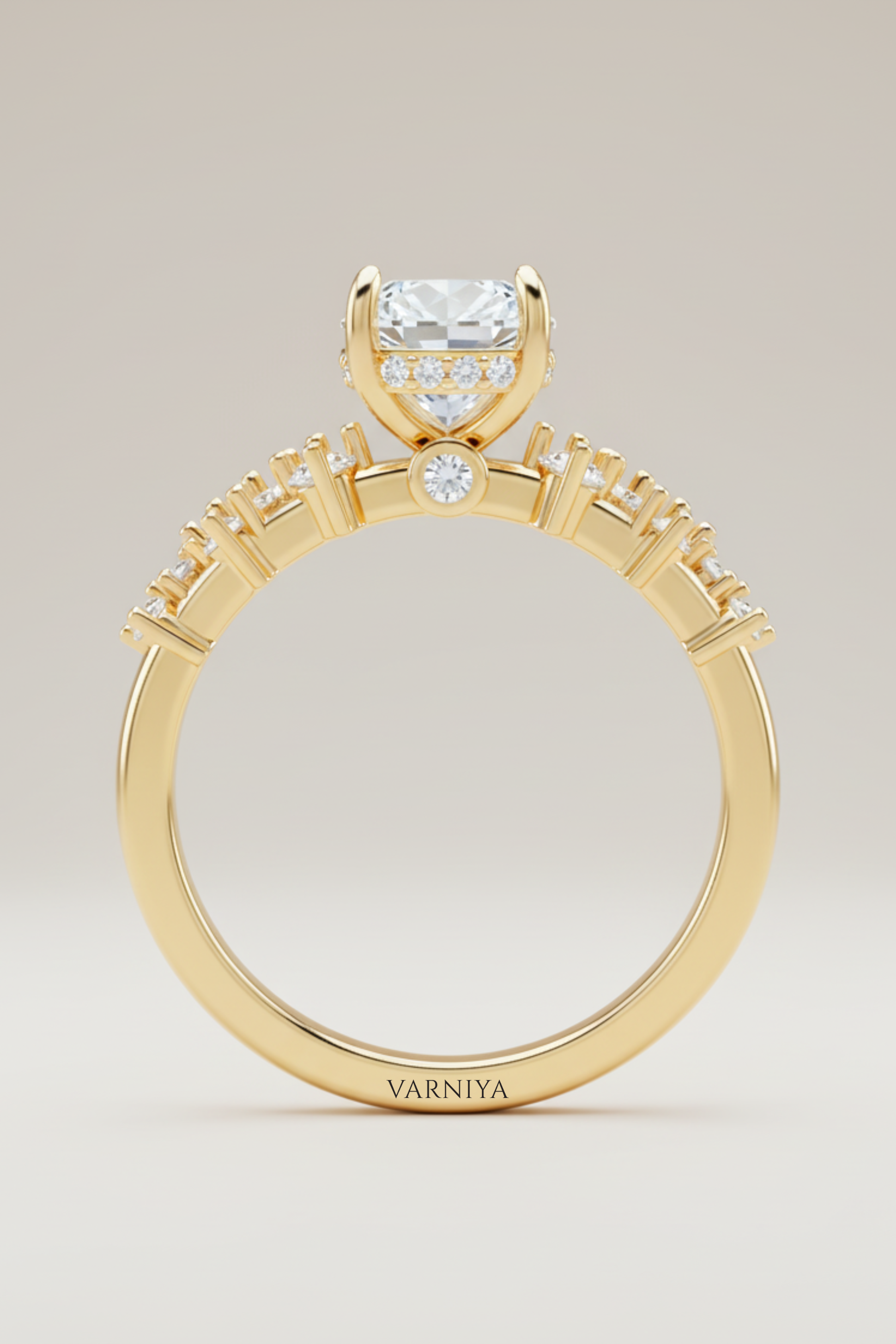 Starlina Round Brilliant Cluster Ring