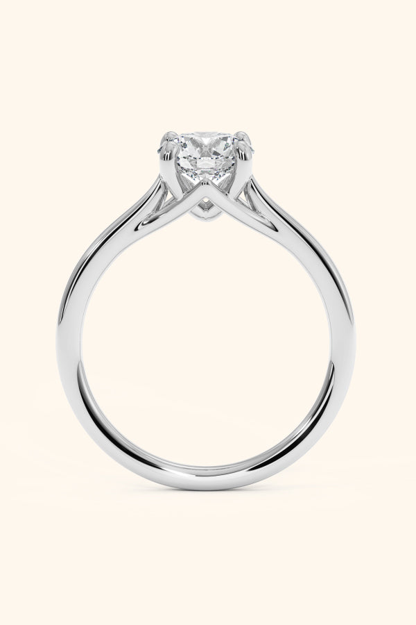 Valentina Ring with a Round Solitaire
