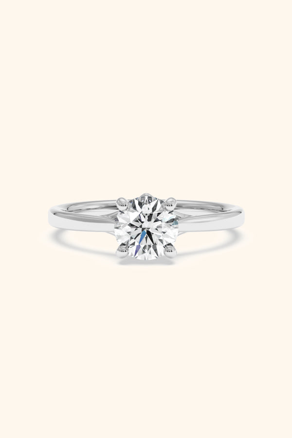 Valentina Ring with a Round Solitaire