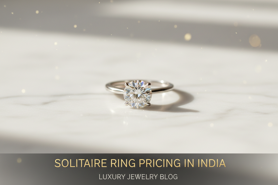 Solitaire Diamond Ring Price in India (2026): What Actually Drives the Cost